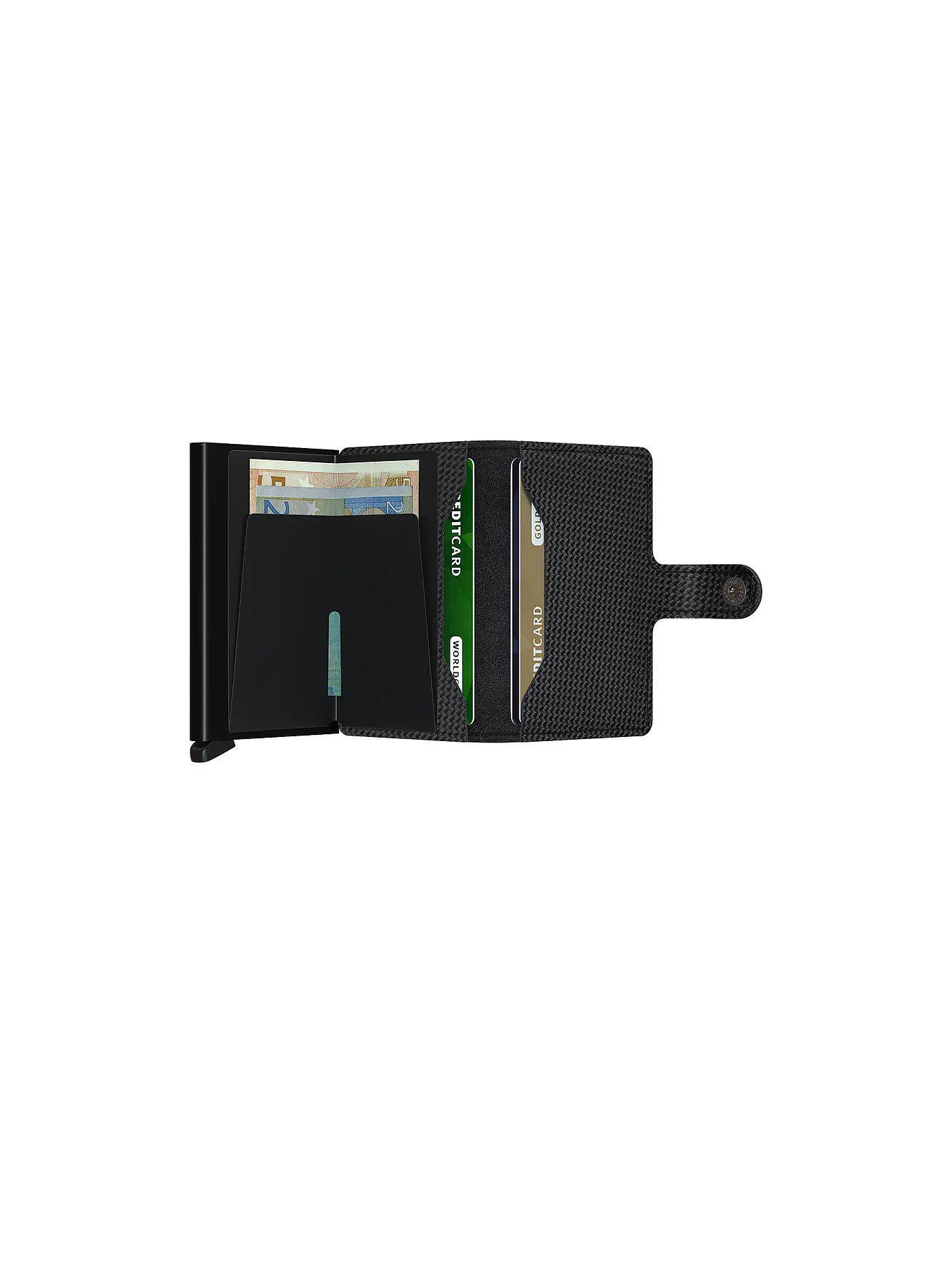 SECRID | Geldbörse - Miniwallet Carbon Black | schwarz