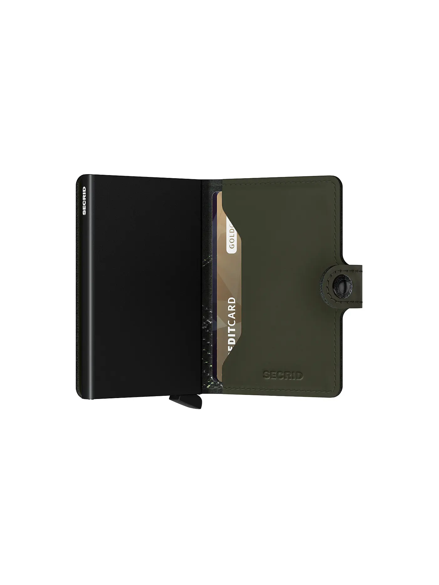 SECRID | Geldbörse - Miniwallet Linea Mini Lime | dunkelgrün