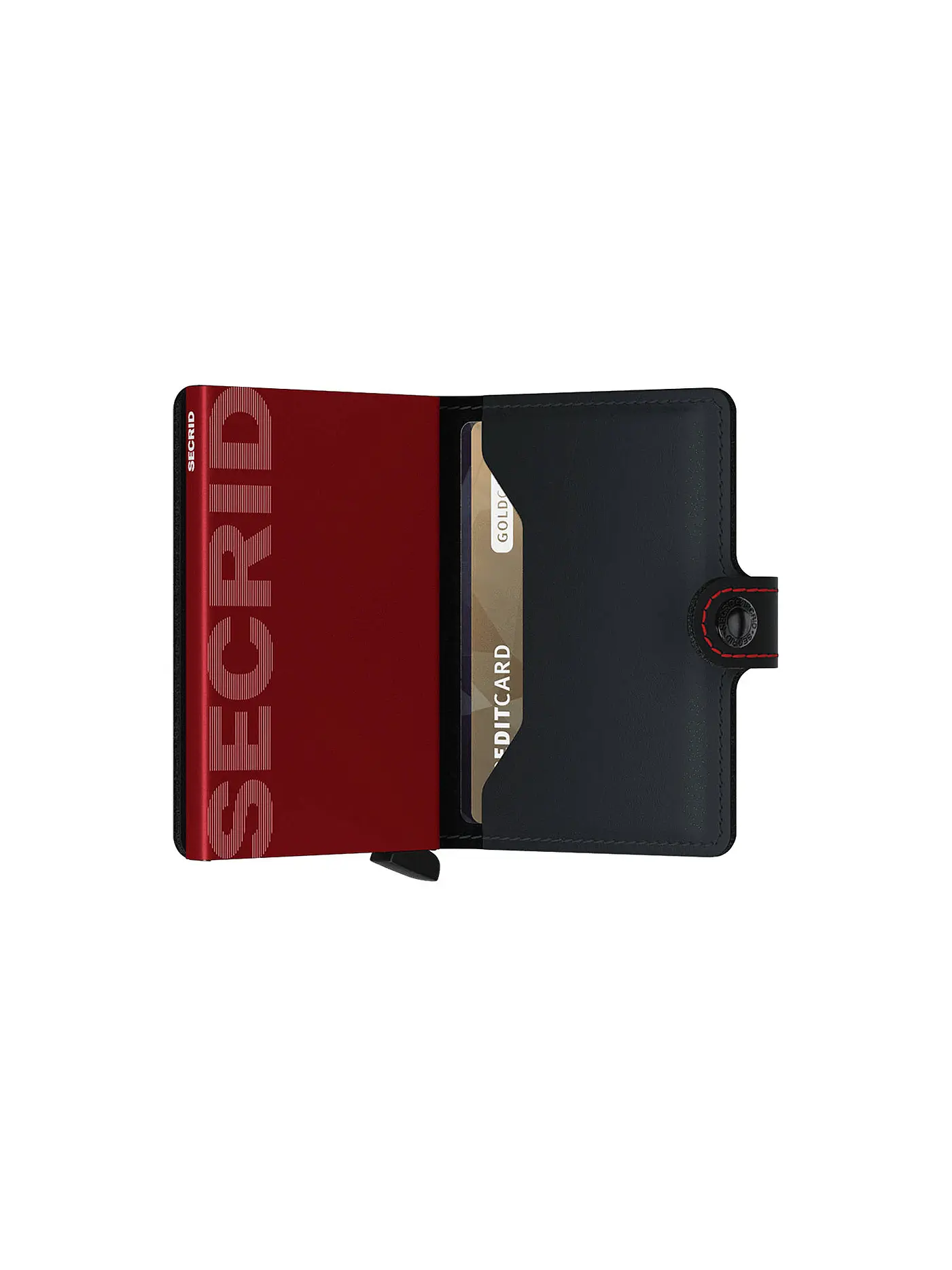 SECRID | Geldbörse - Miniwallet Matte mini Black/Red | schwarz