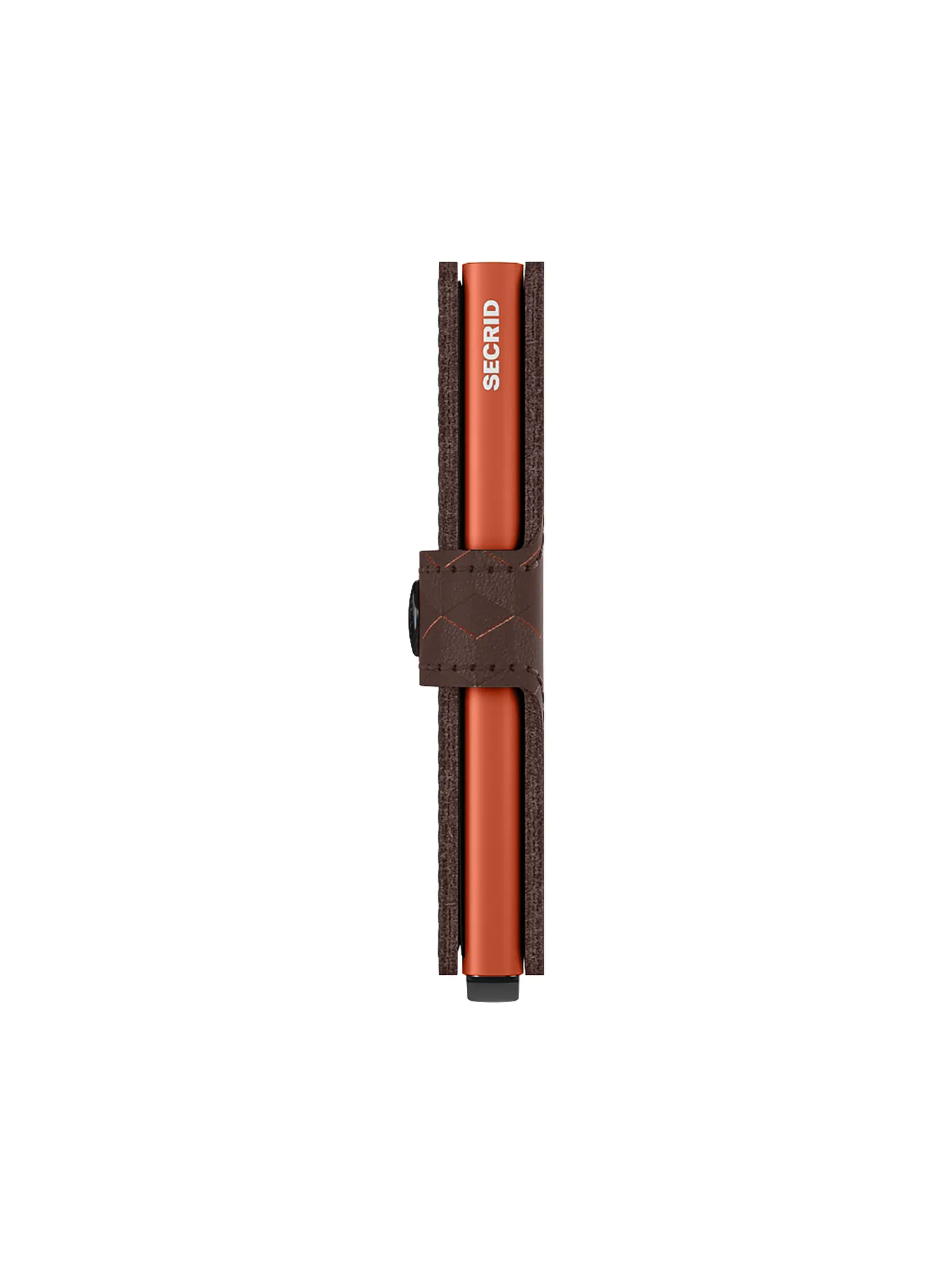 SECRID | Geldbörse - Miniwallet Optical Mini Brown Orange | braun