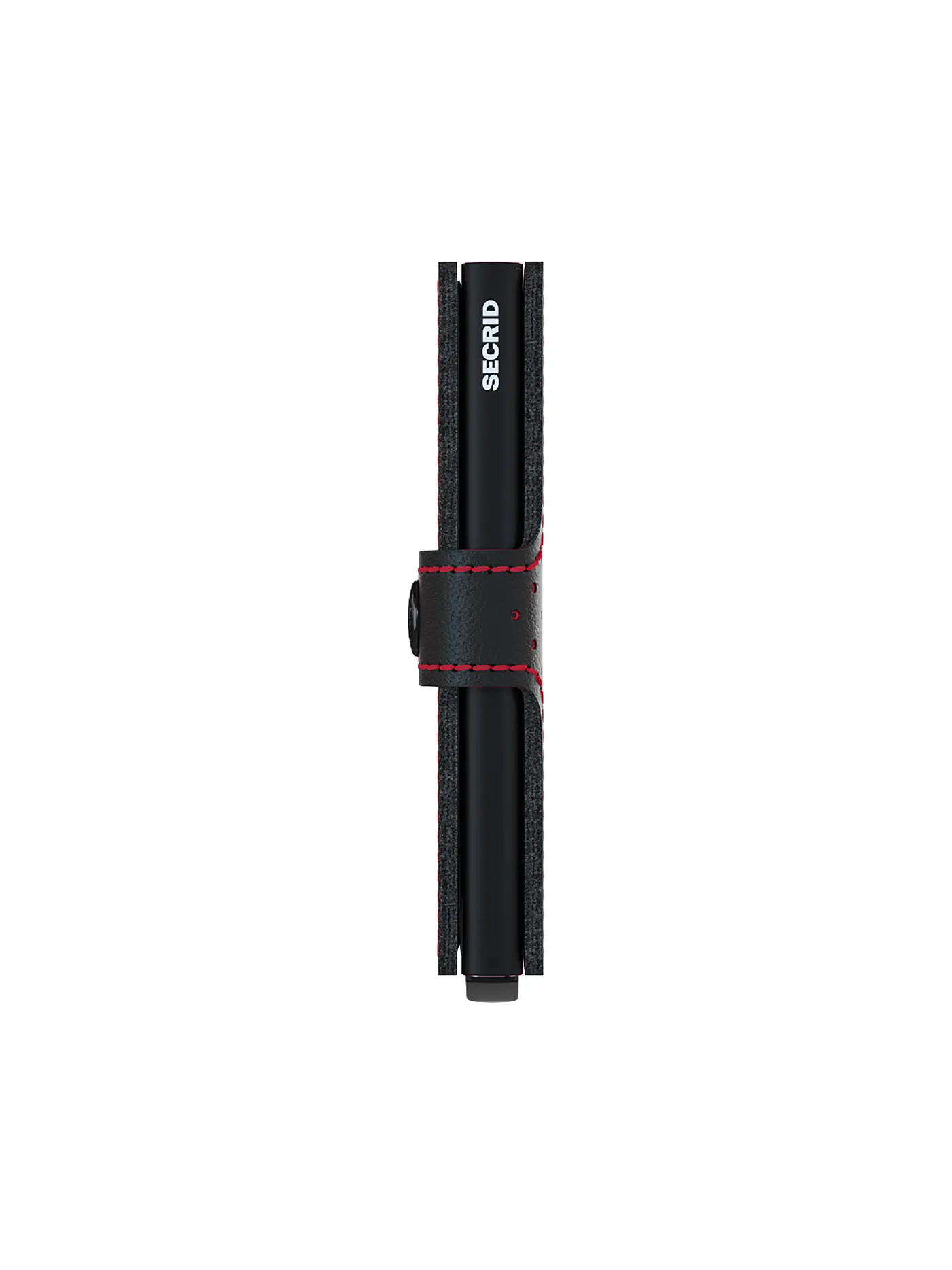 SECRID | Geldbörse - Miniwallet Perforated Mini Black Red | schwarz