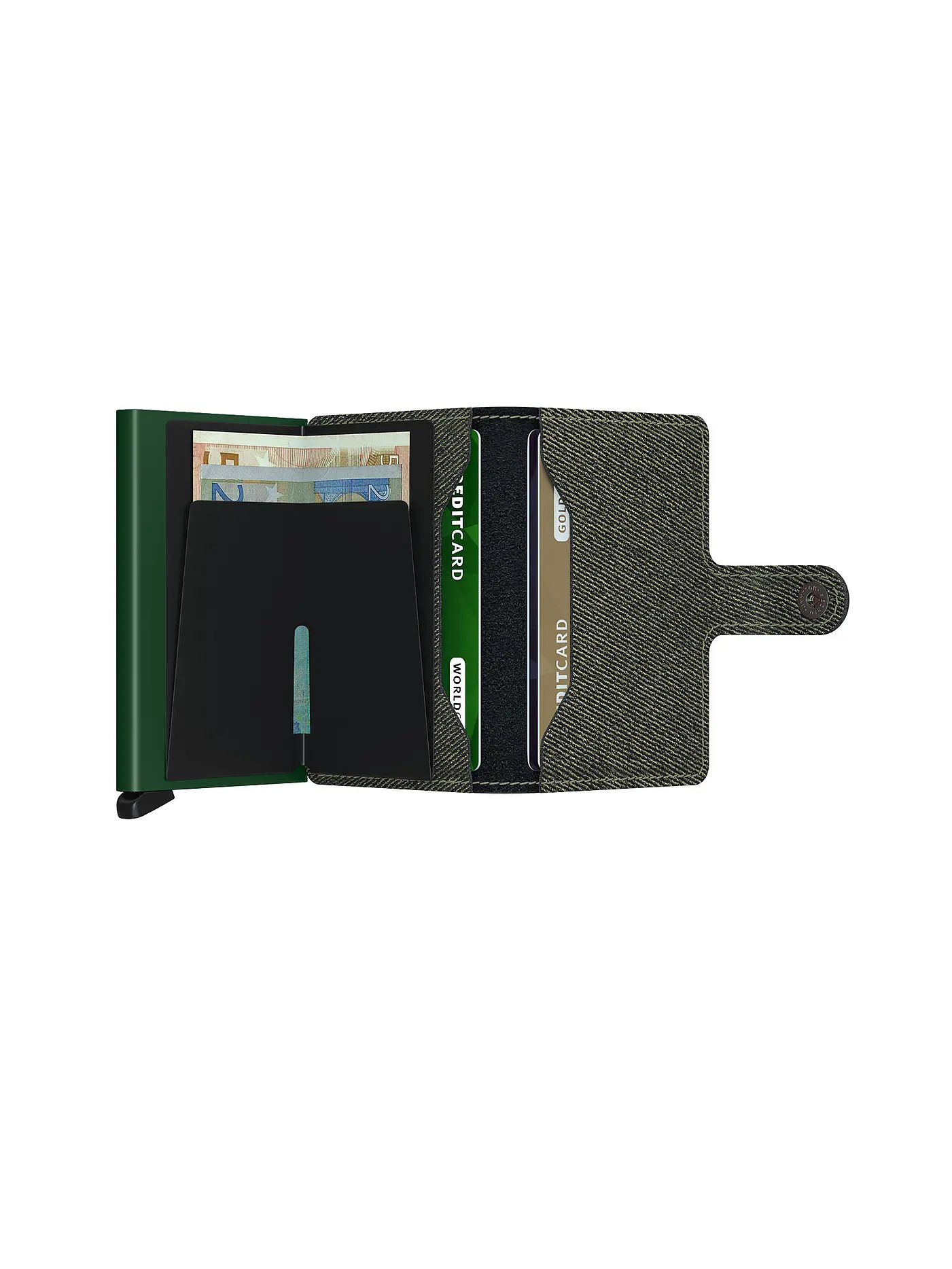 SECRID | Geldbörse - Miniwallet Twist Mini Green | grün