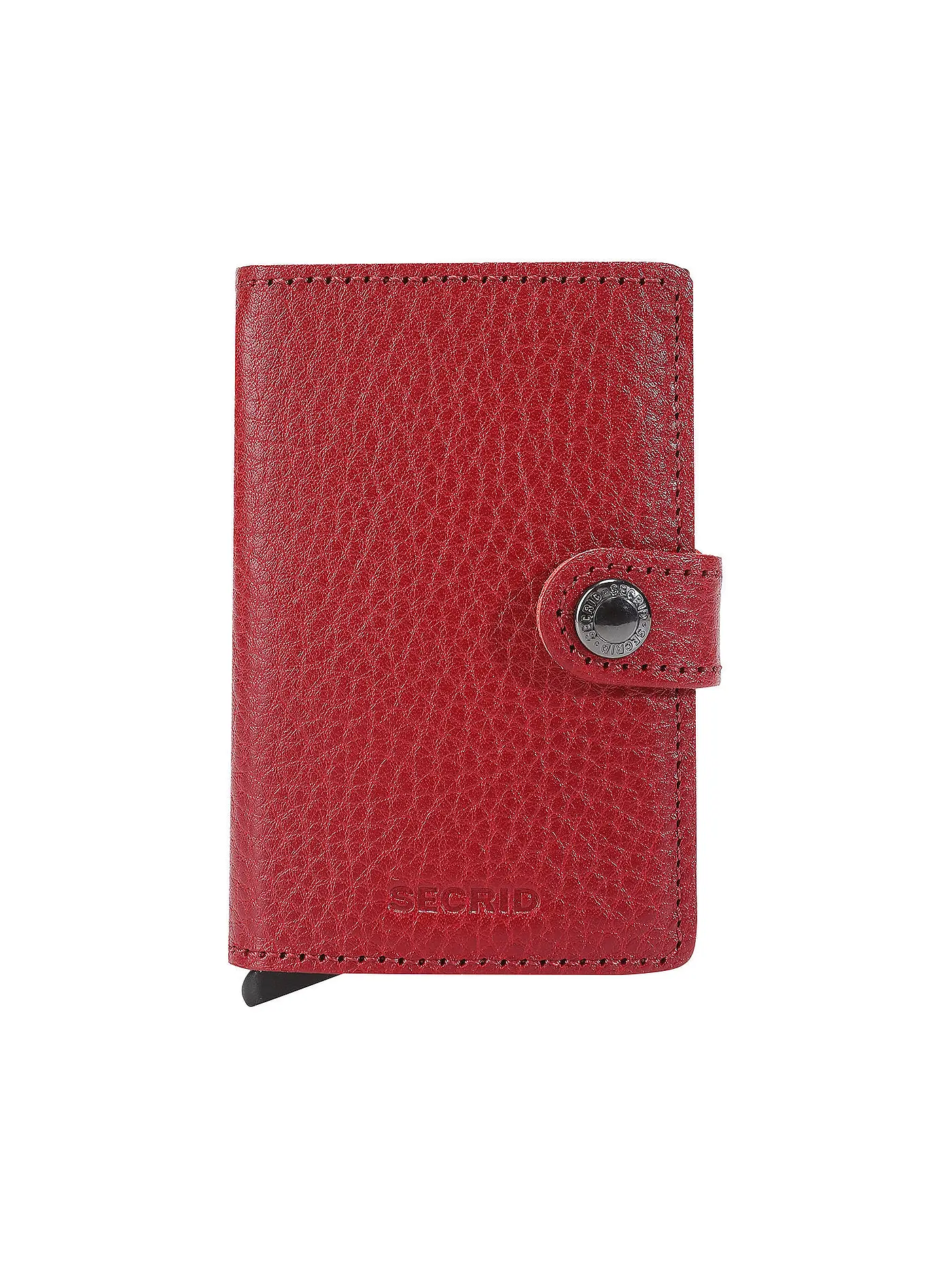 SECRID | Geldbörse - Miniwallet Vegetable Tanned Mini Rosso/Bordeaux | rot