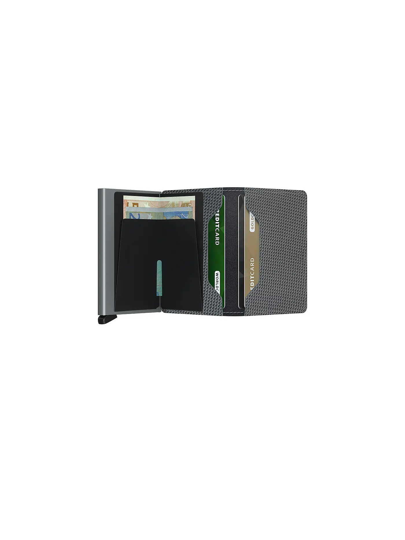 SECRID | Geldbörse - Slimwallet Carbon Cool Grey | grau
