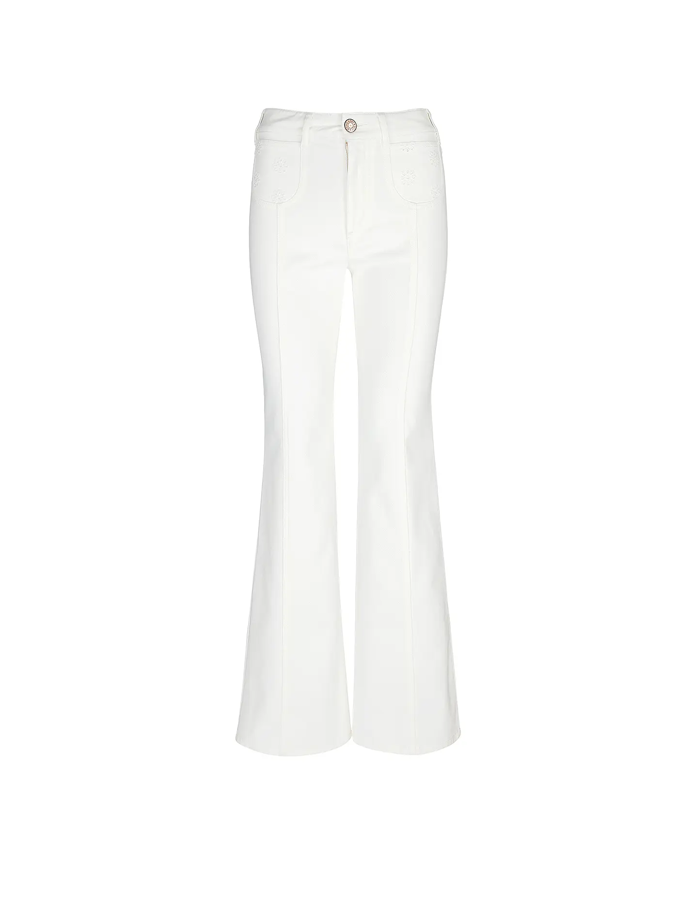 SEE BY CHLOE | Hose Flared  | weiss