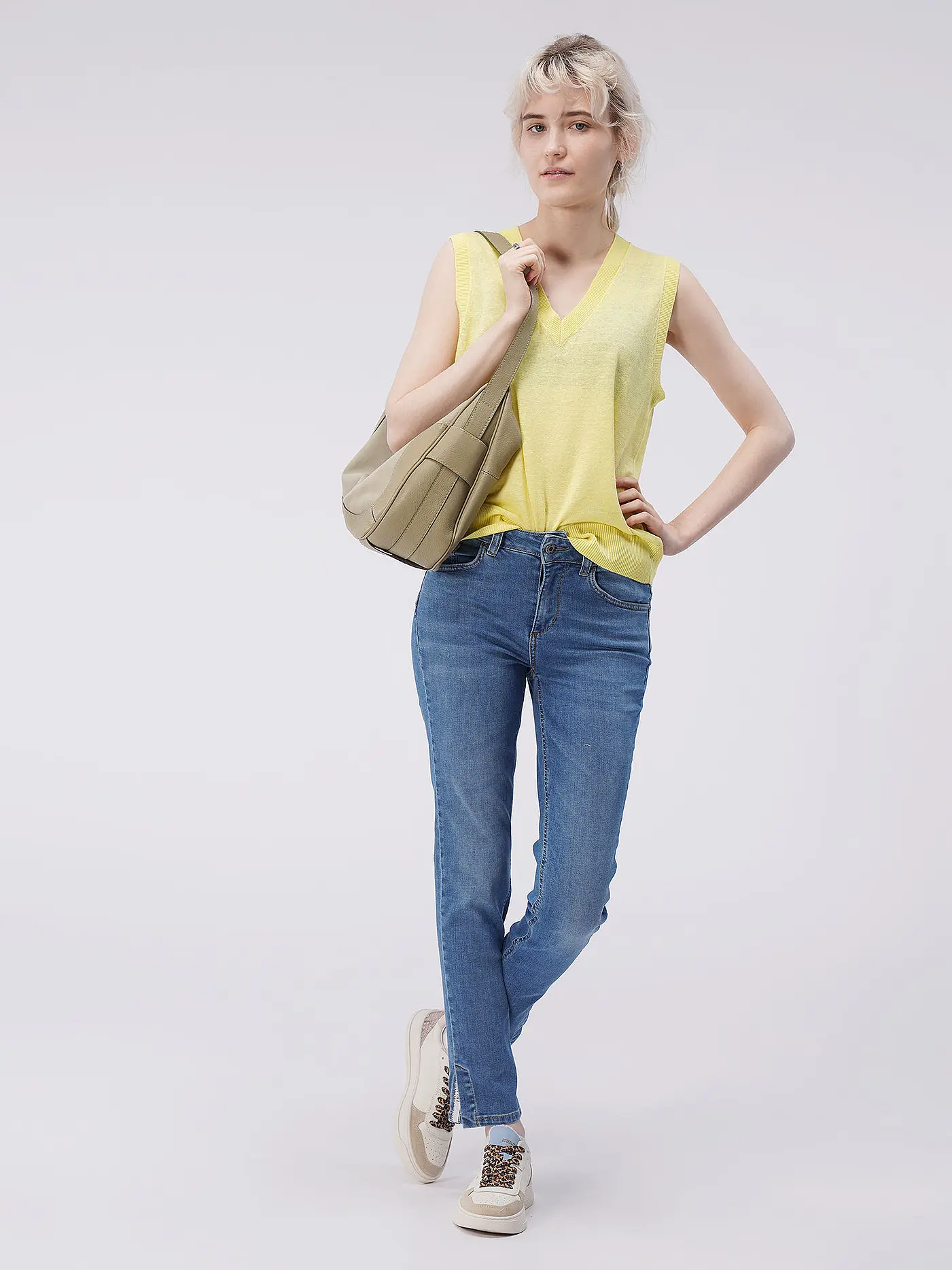 SEE BY CHLOE | Ledertasche - Hobo HANA  | beige