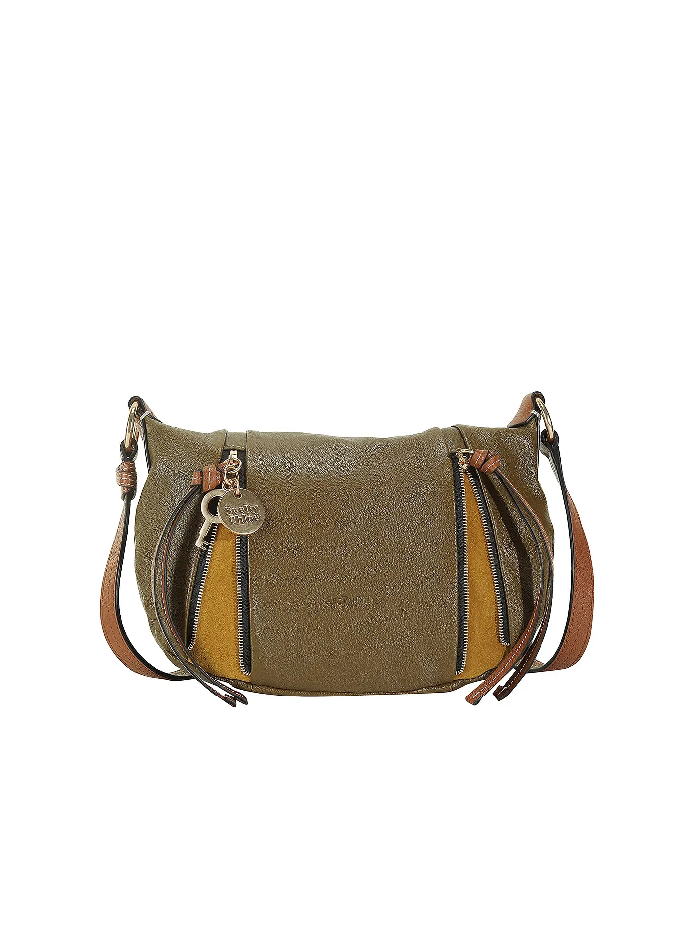 SEE BY CHLOE | Ledertasche - Umhängetasche INDRA | olive