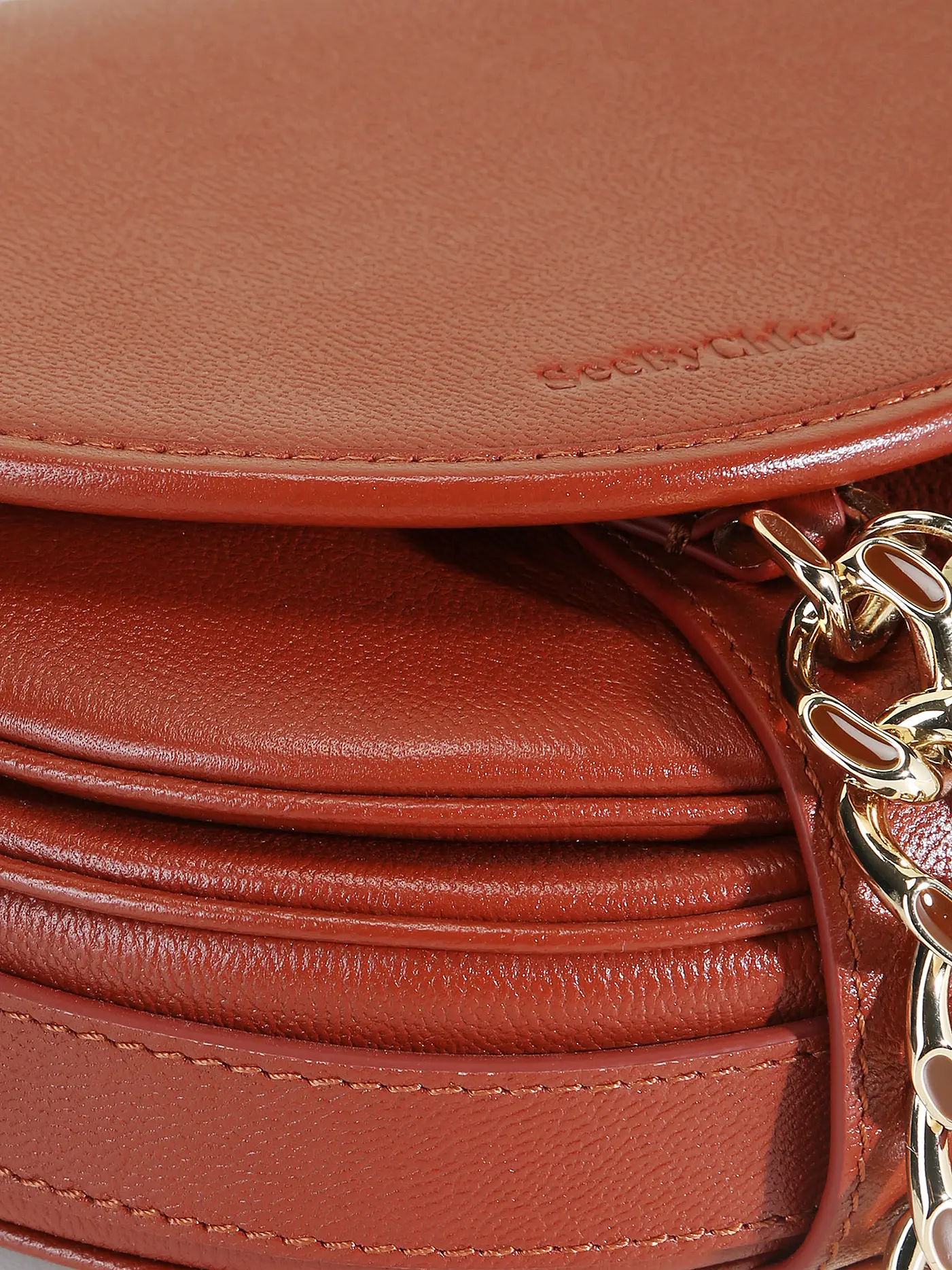 SEE BY CHLOE | Ledertasche - Umhängetasche Mara | dunkelrot