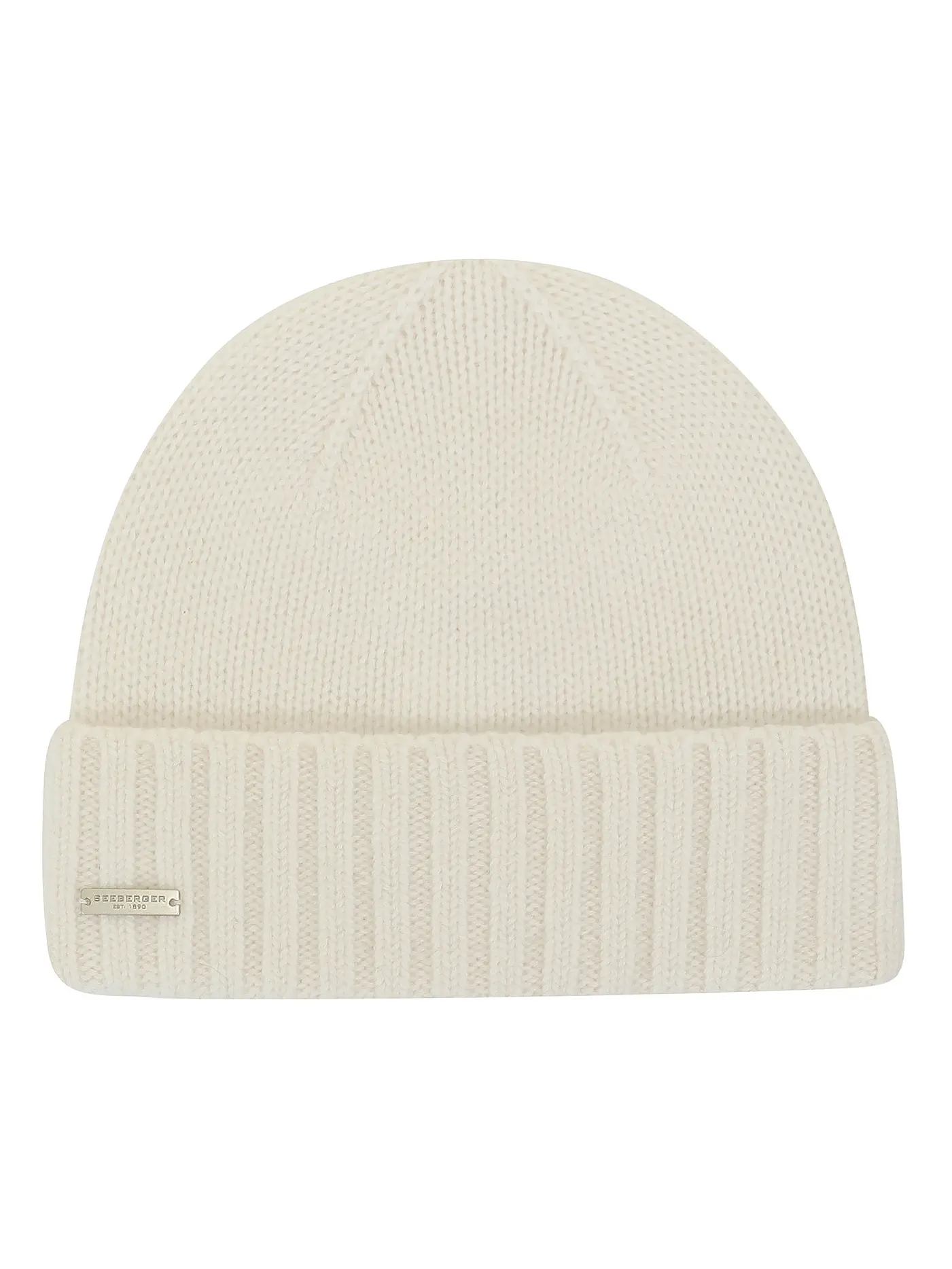 SEEBERGER | Kaschmir Mütze - Haube | creme