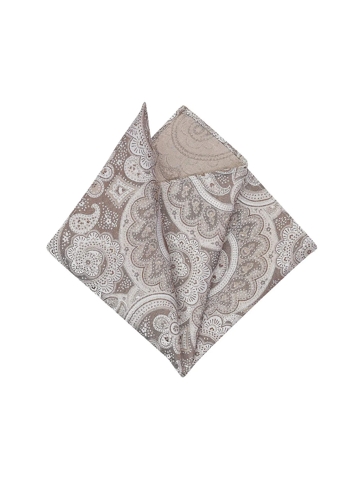 SEIDENFALTER | Stecktuch | beige