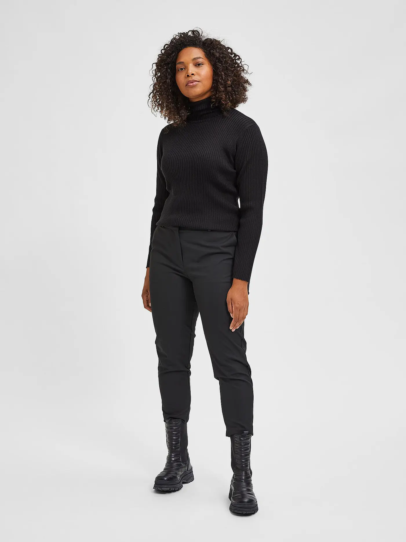 SELECTED CURVE | Culotte SLFDRIA  | schwarz