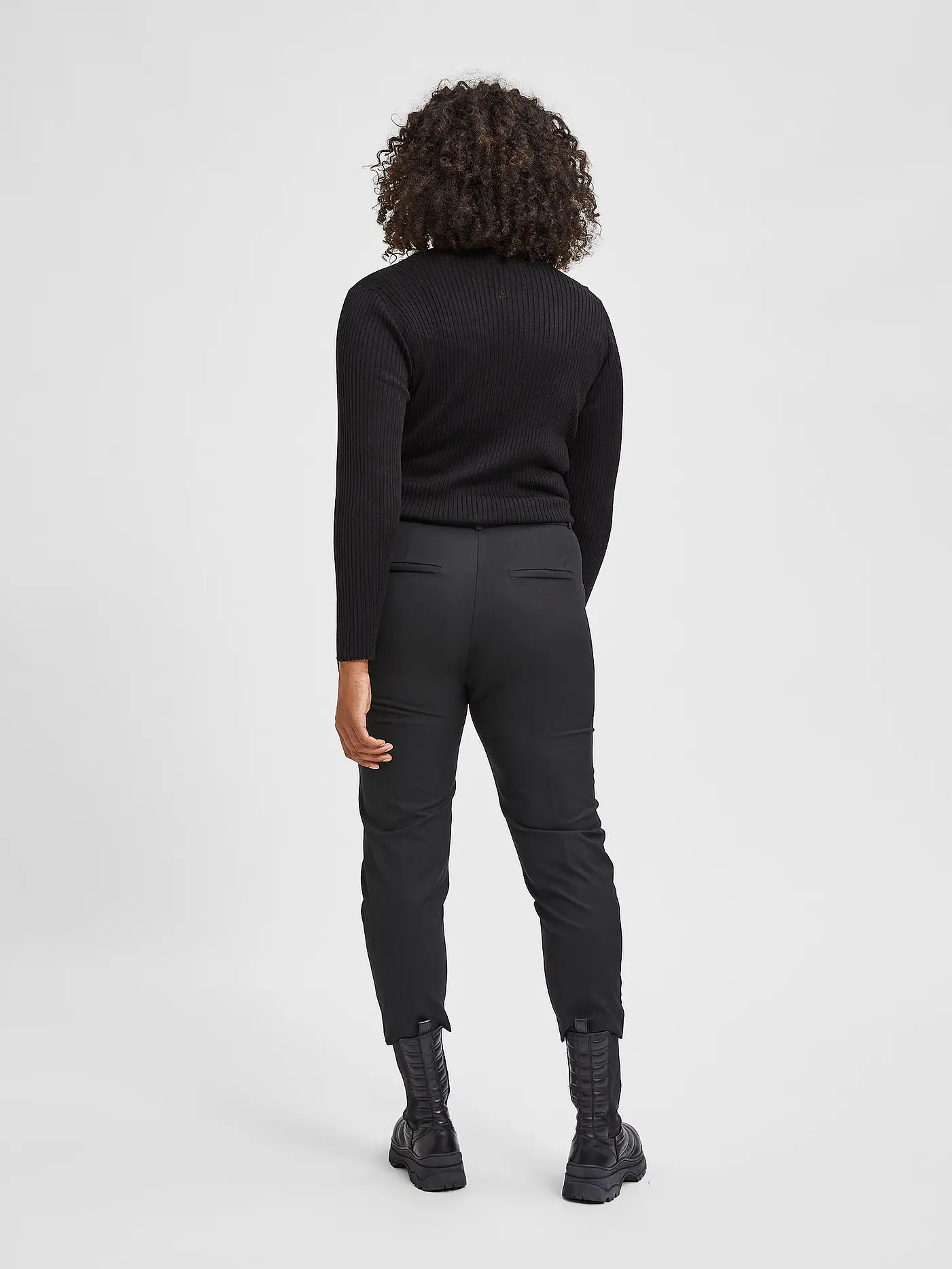 SELECTED CURVE | Culotte SLFDRIA  | schwarz