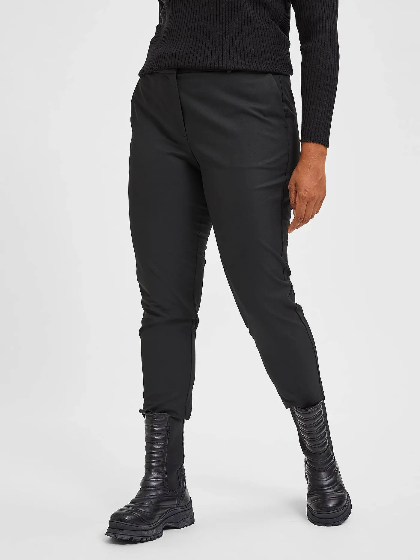 SELECTED CURVE | Culotte SLFDRIA  | schwarz