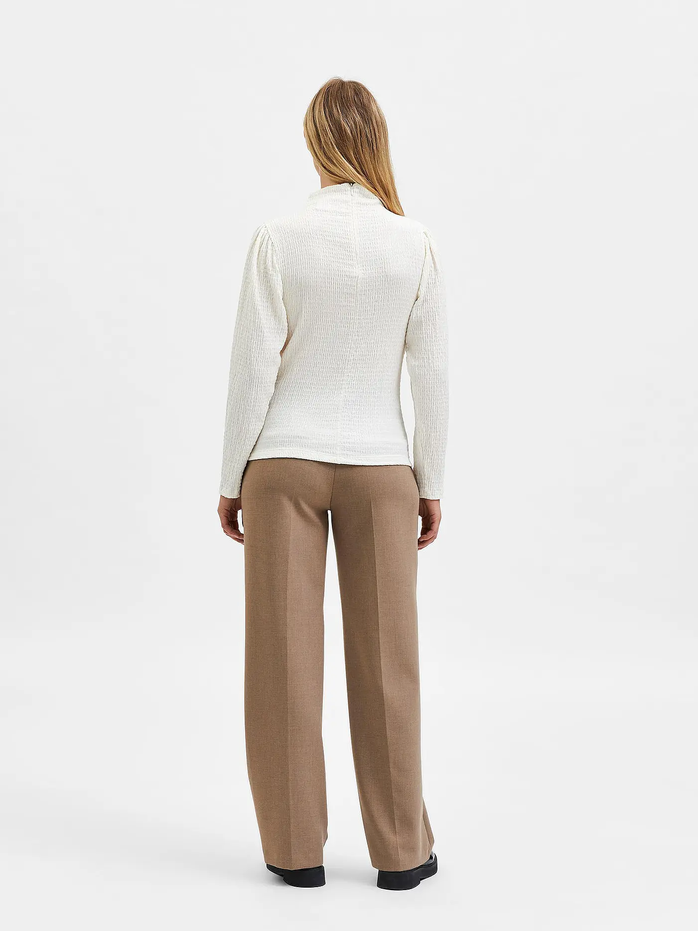 SELECTED FEMME |  Langarmshirt SLFBEA | weiss