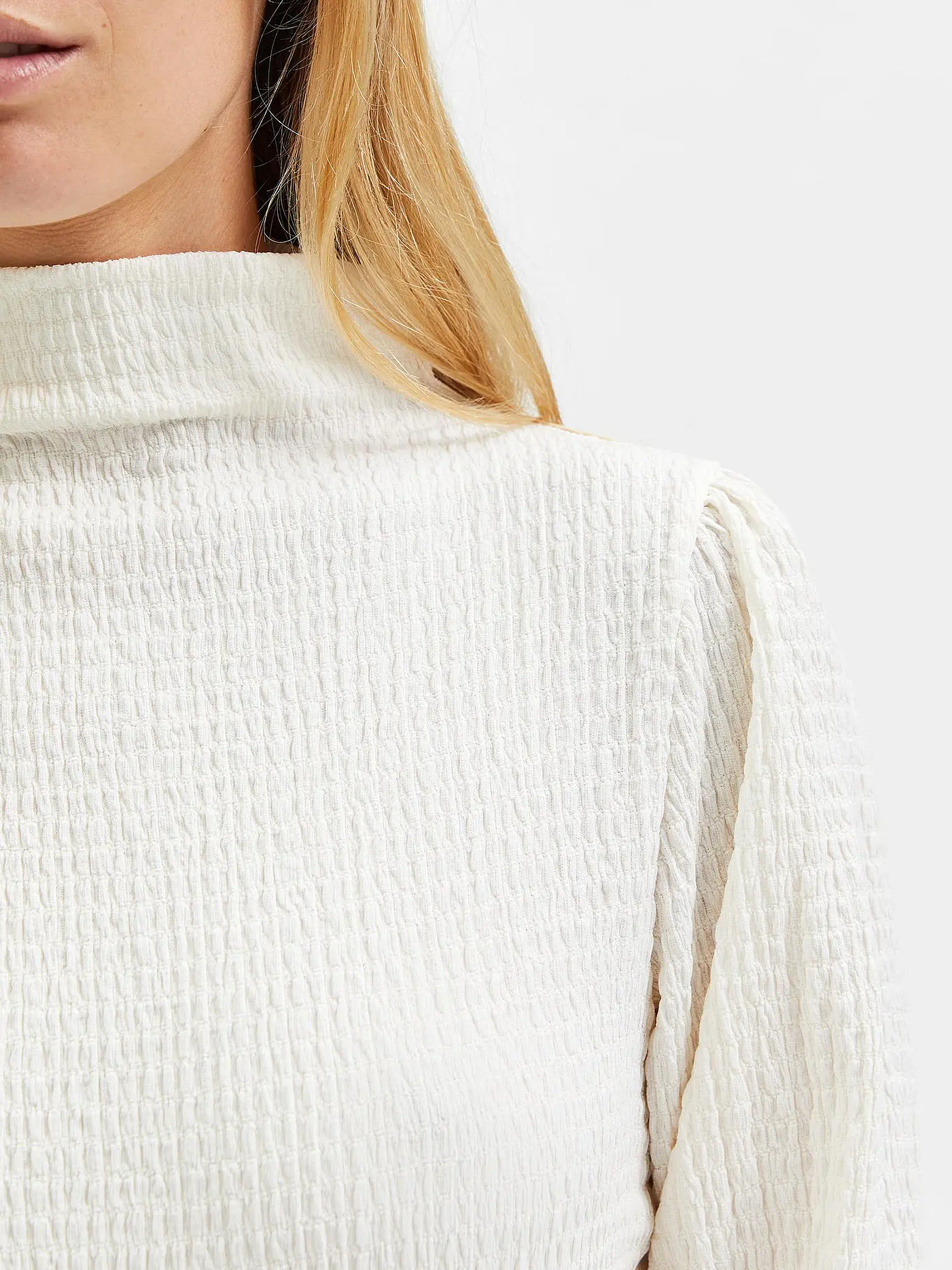 SELECTED FEMME |  Langarmshirt SLFBEA | weiss