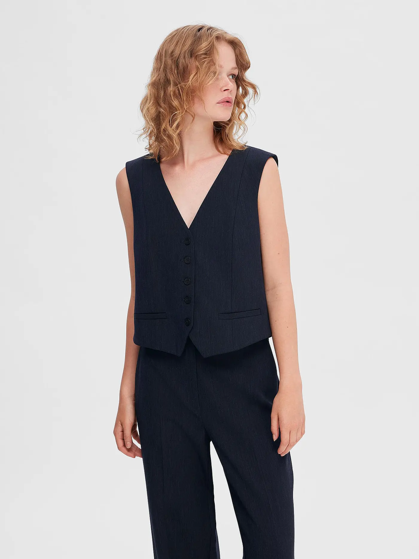SELECTED FEMME | Anzugweste SLFRITA | dunkelblau