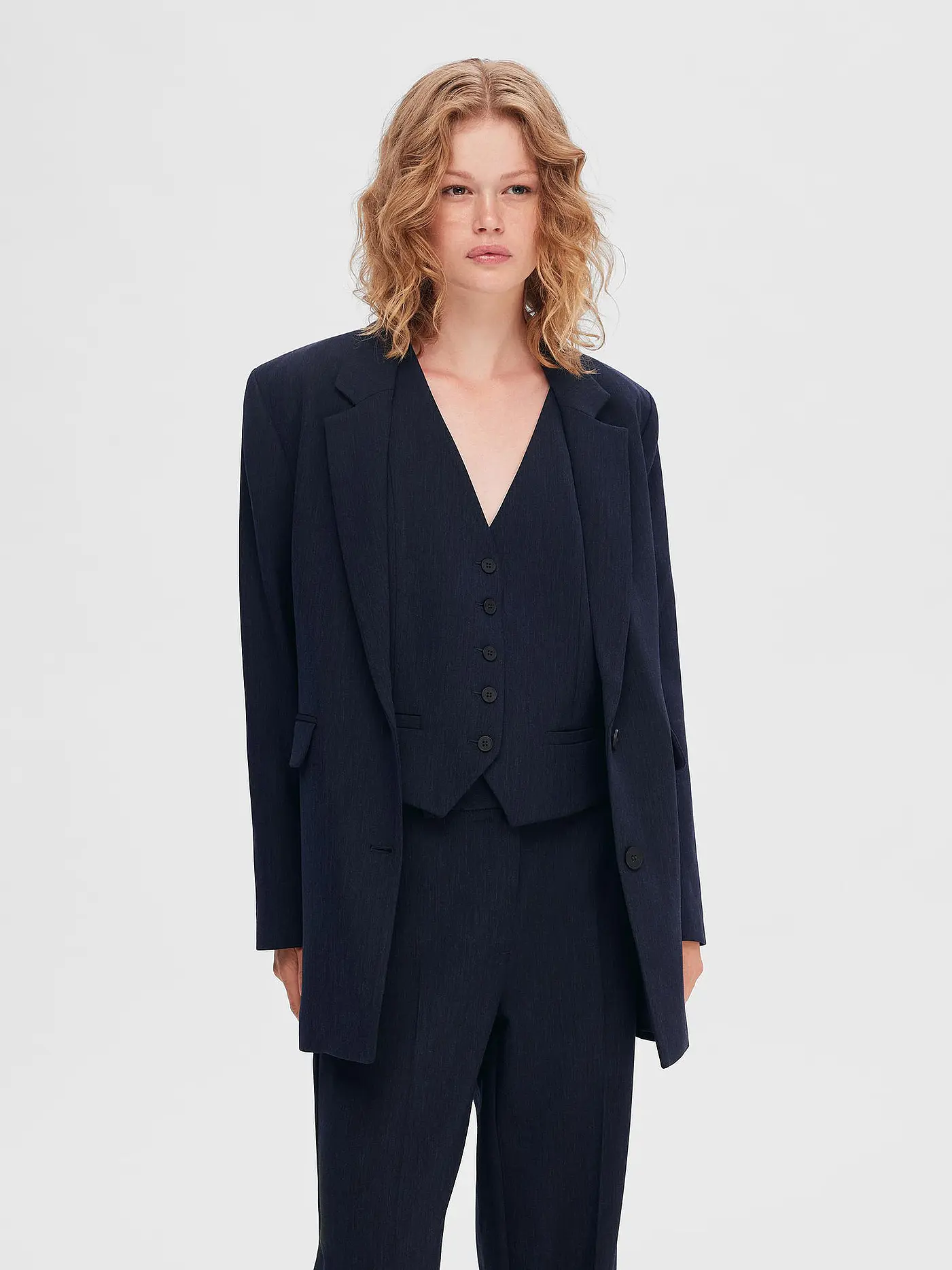 SELECTED FEMME | Anzugweste SLFRITA | dunkelblau