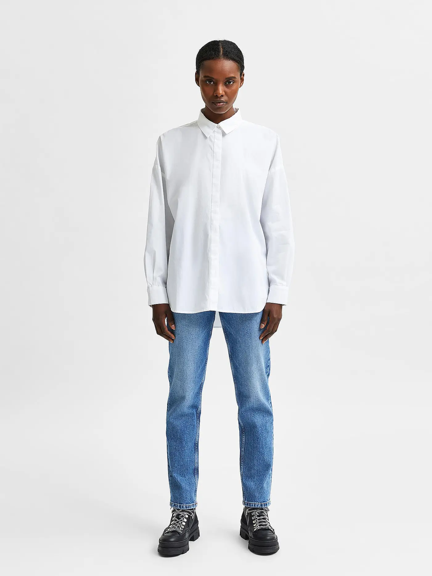 SELECTED FEMME | Bluse SLFMIVIA  | weiss