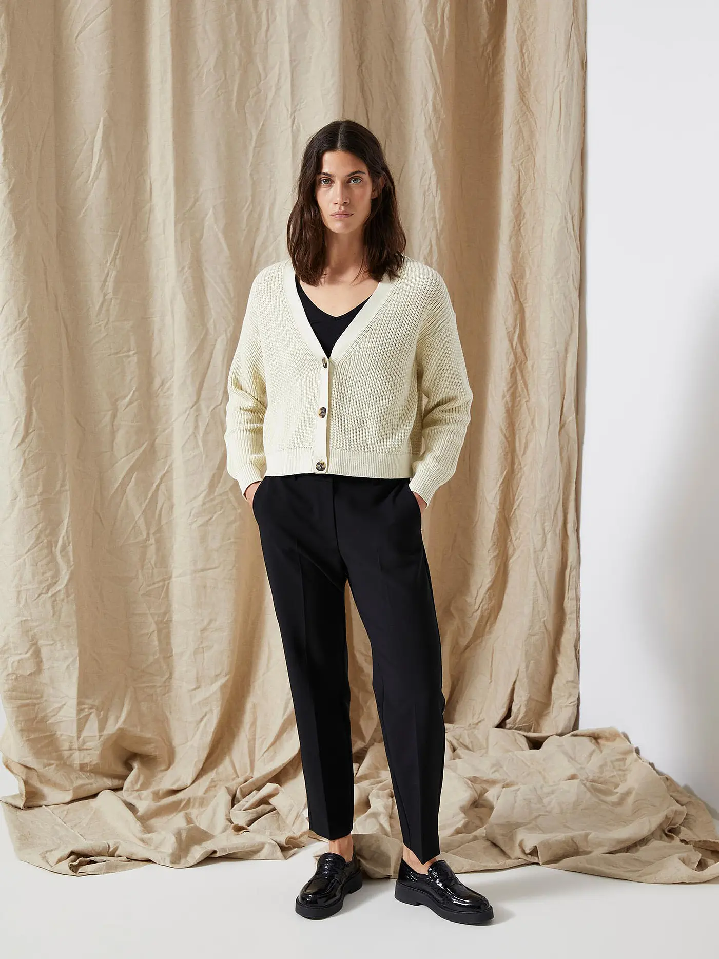 SELECTED FEMME | Businesshose 7/8 SLAFRIA | schwarz