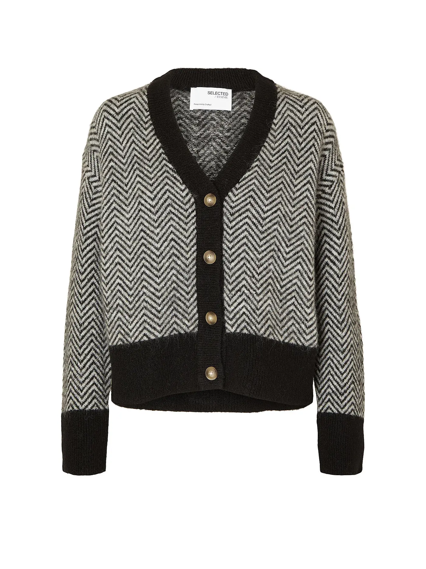 SELECTED FEMME | Cardigan SLFHERI | schwarz