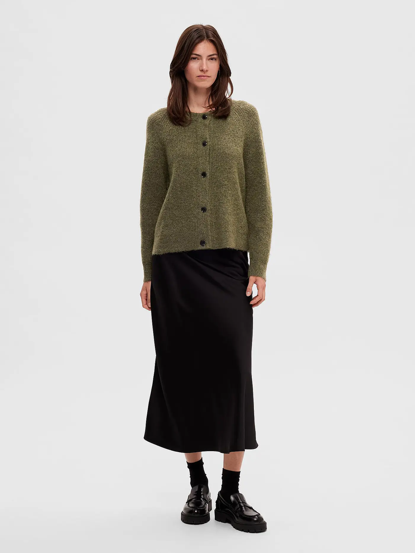 SELECTED FEMME | Cardigan SLFLULU  | olive