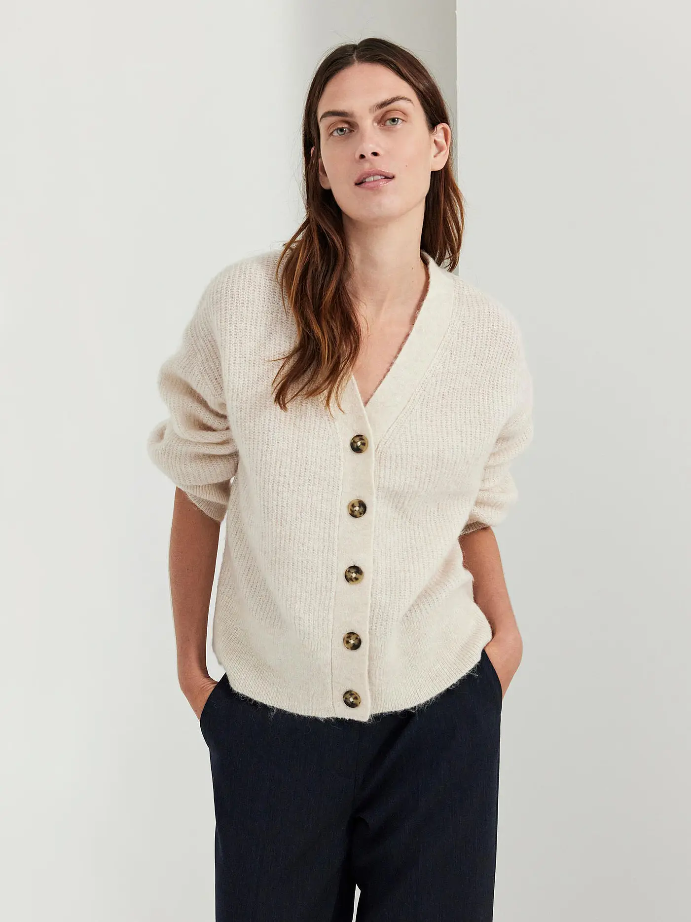 SELECTED FEMME | Cardigan SLFMALINE | beige