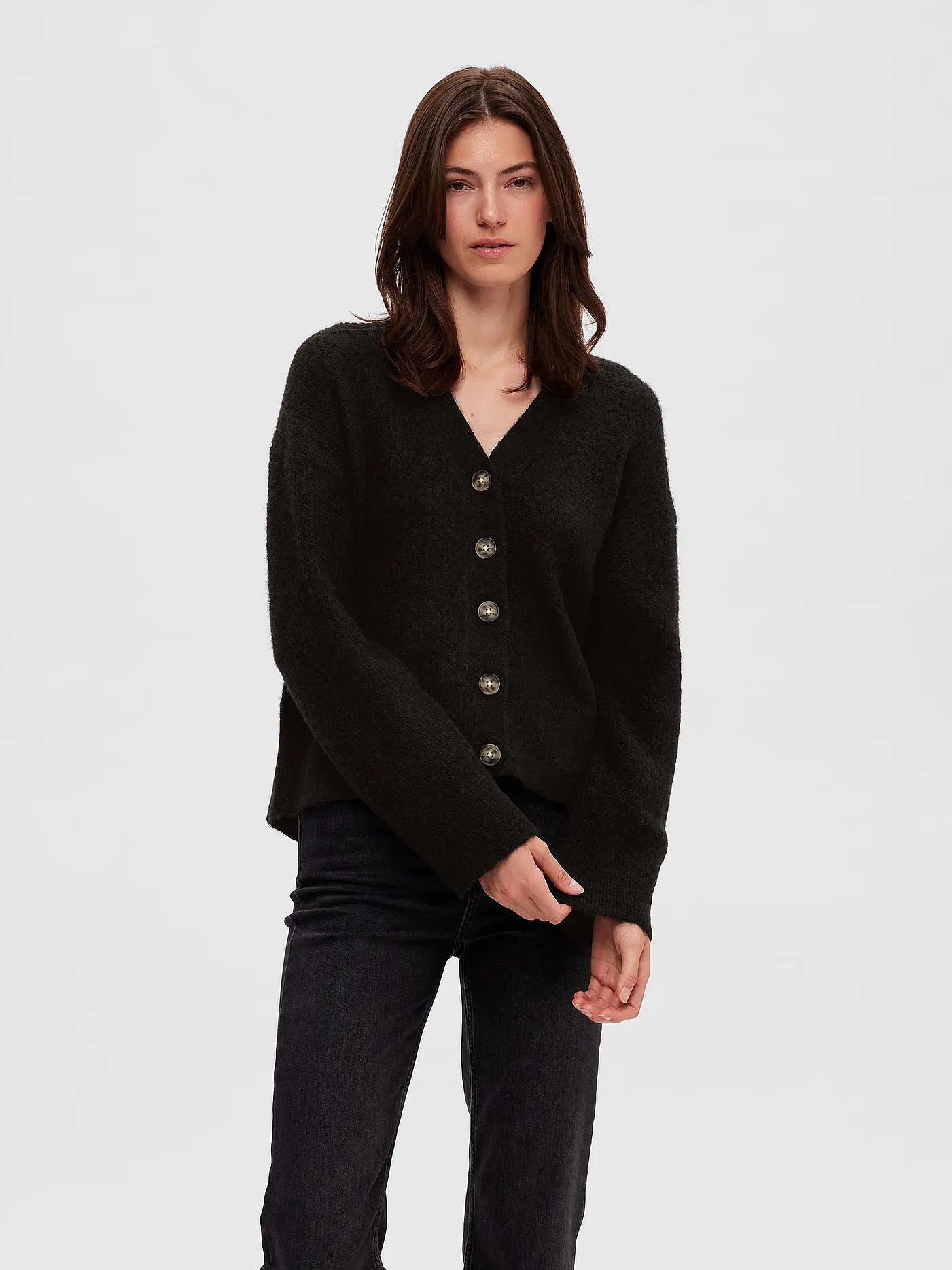 SELECTED FEMME | Cardigan SLFMALINE | schwarz