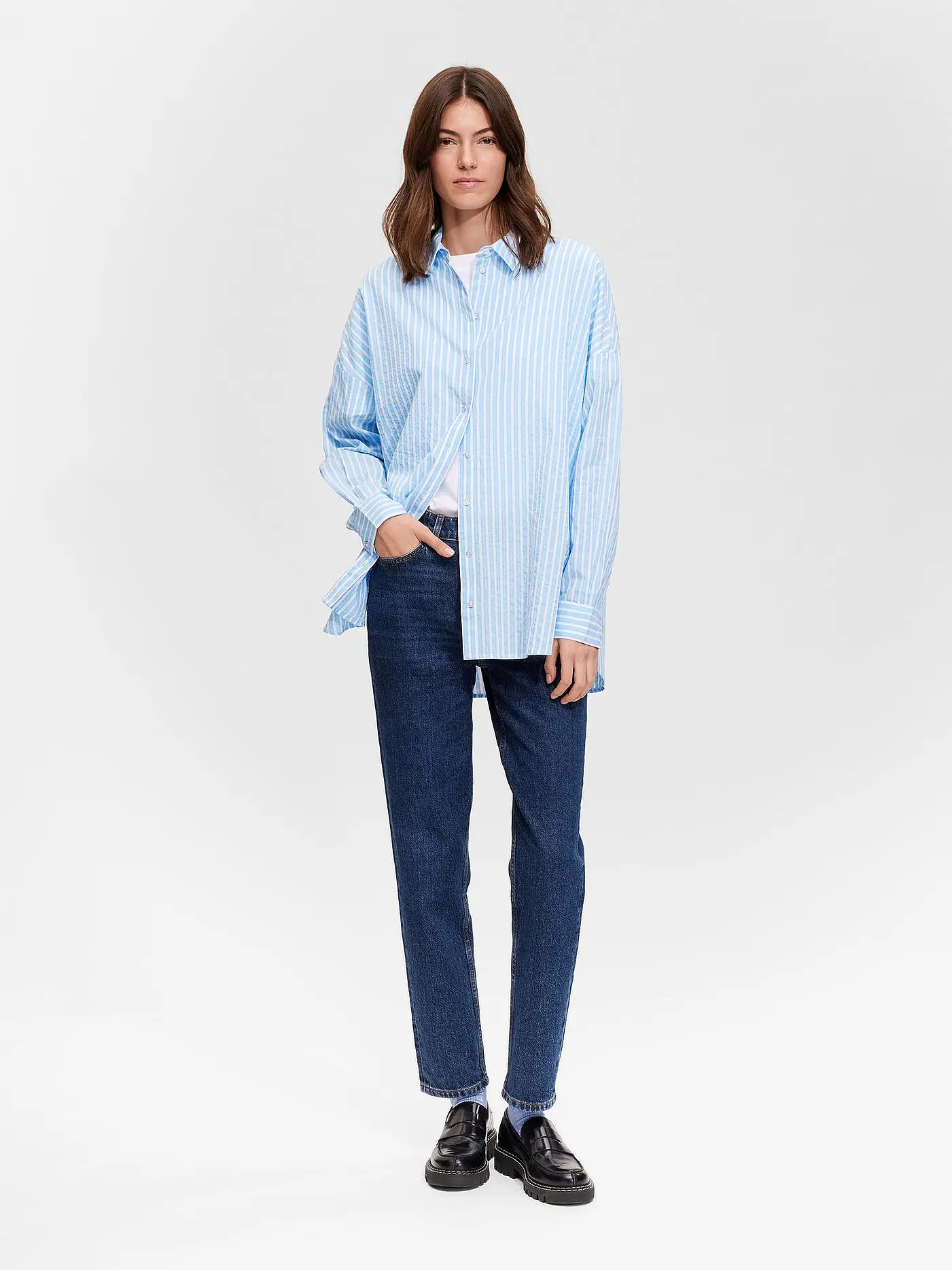 SELECTED FEMME | Hemdbluse SLFEMMA | blau