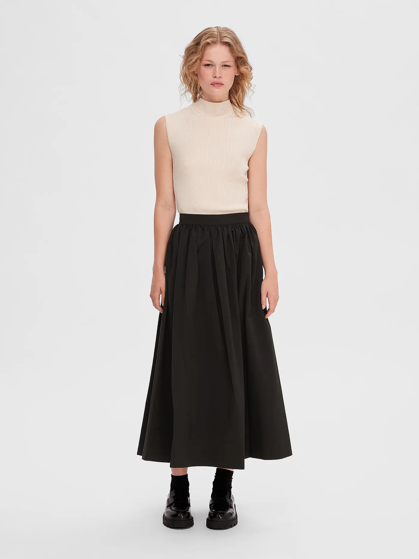 SELECTED FEMME | Highwaist Rock SLFLIBBIE | schwarz