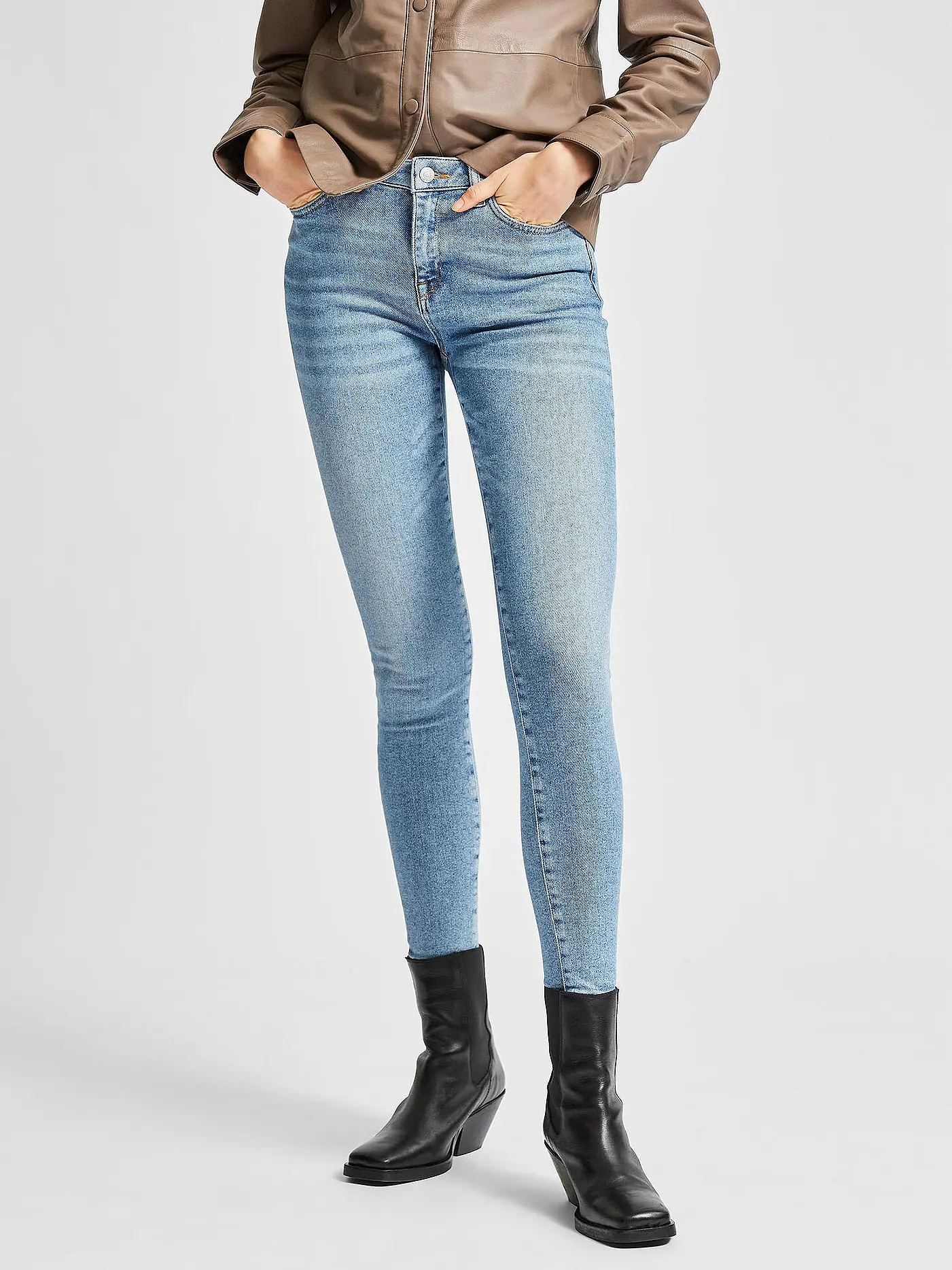 SELECTED FEMME | Jeans Skinny Fit " SLFSOPHIA " | blau