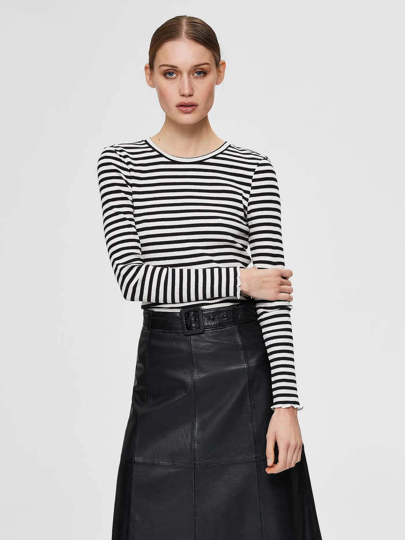 SELECTED FEMME | Langarmshirt SLFANNA  | schwarz