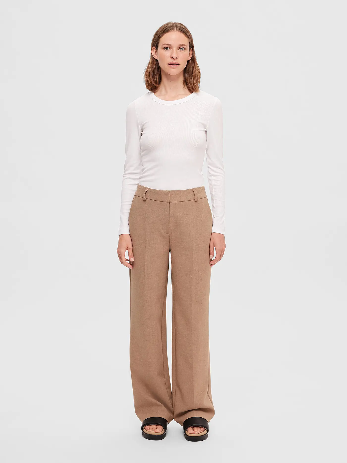 SELECTED FEMME | Langarmshirt SLFDIANNA  | weiss
