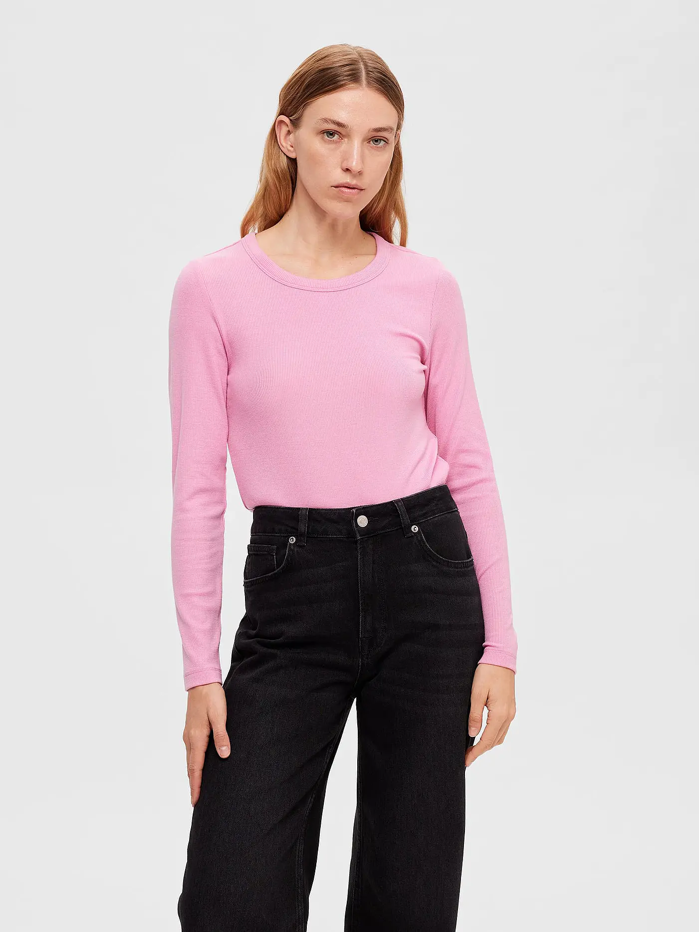 SELECTED FEMME | Langarmshirt SLFDIANNA  | rosa