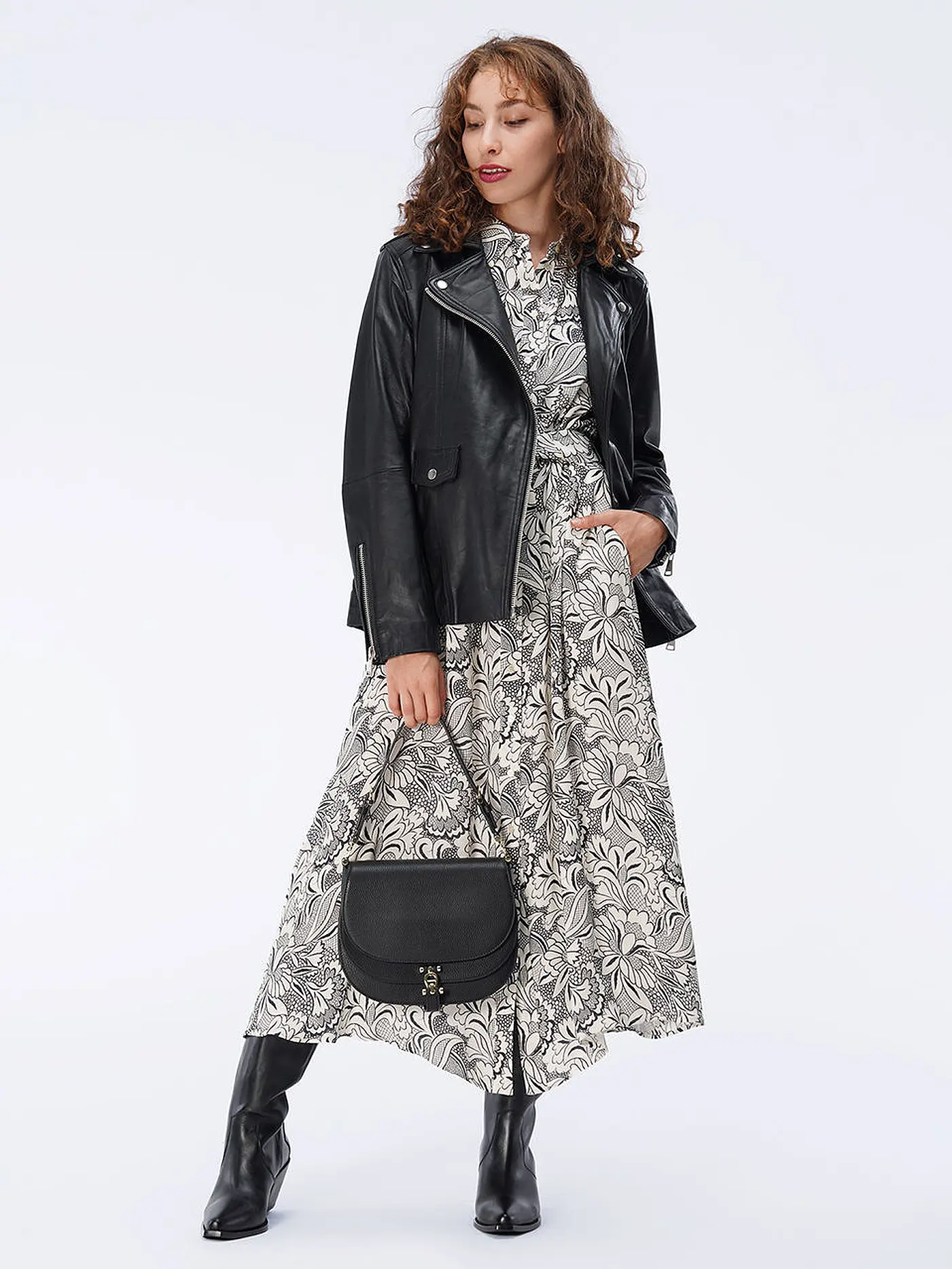 SELECTED FEMME | Lederjacke SLFMADISON | schwarz