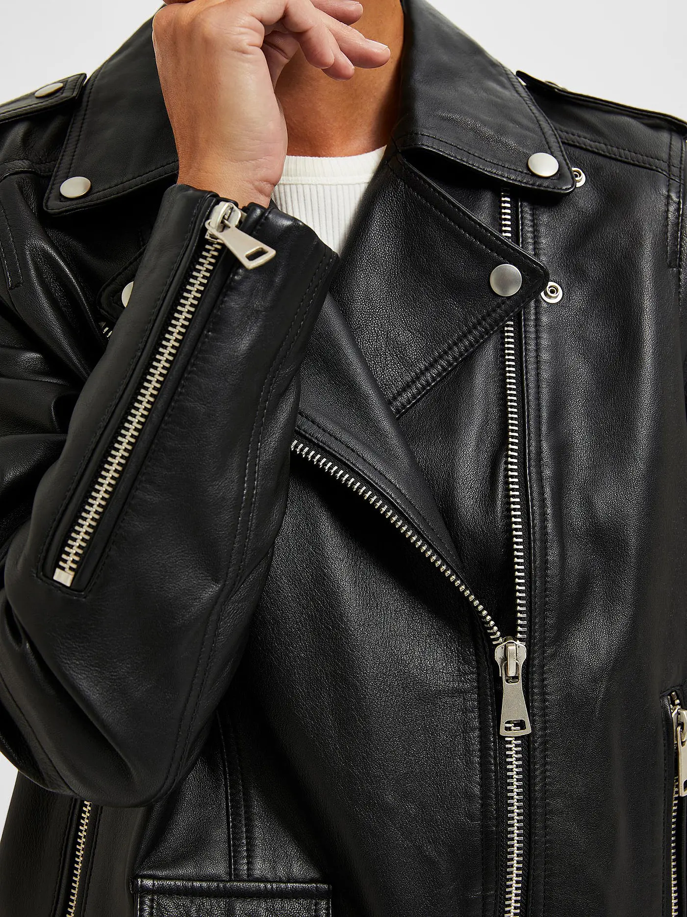 SELECTED FEMME | Lederjacke SLFMADISON | schwarz