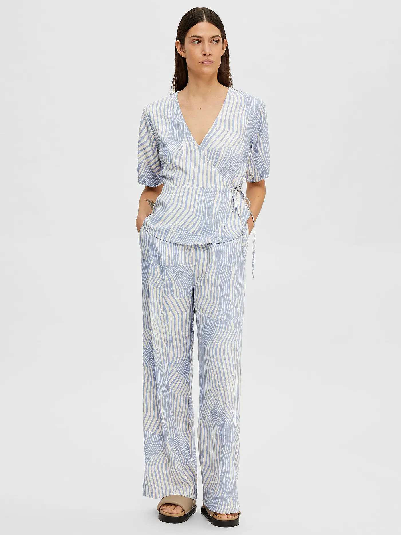 SELECTED FEMME | Marlenehose | hellblau