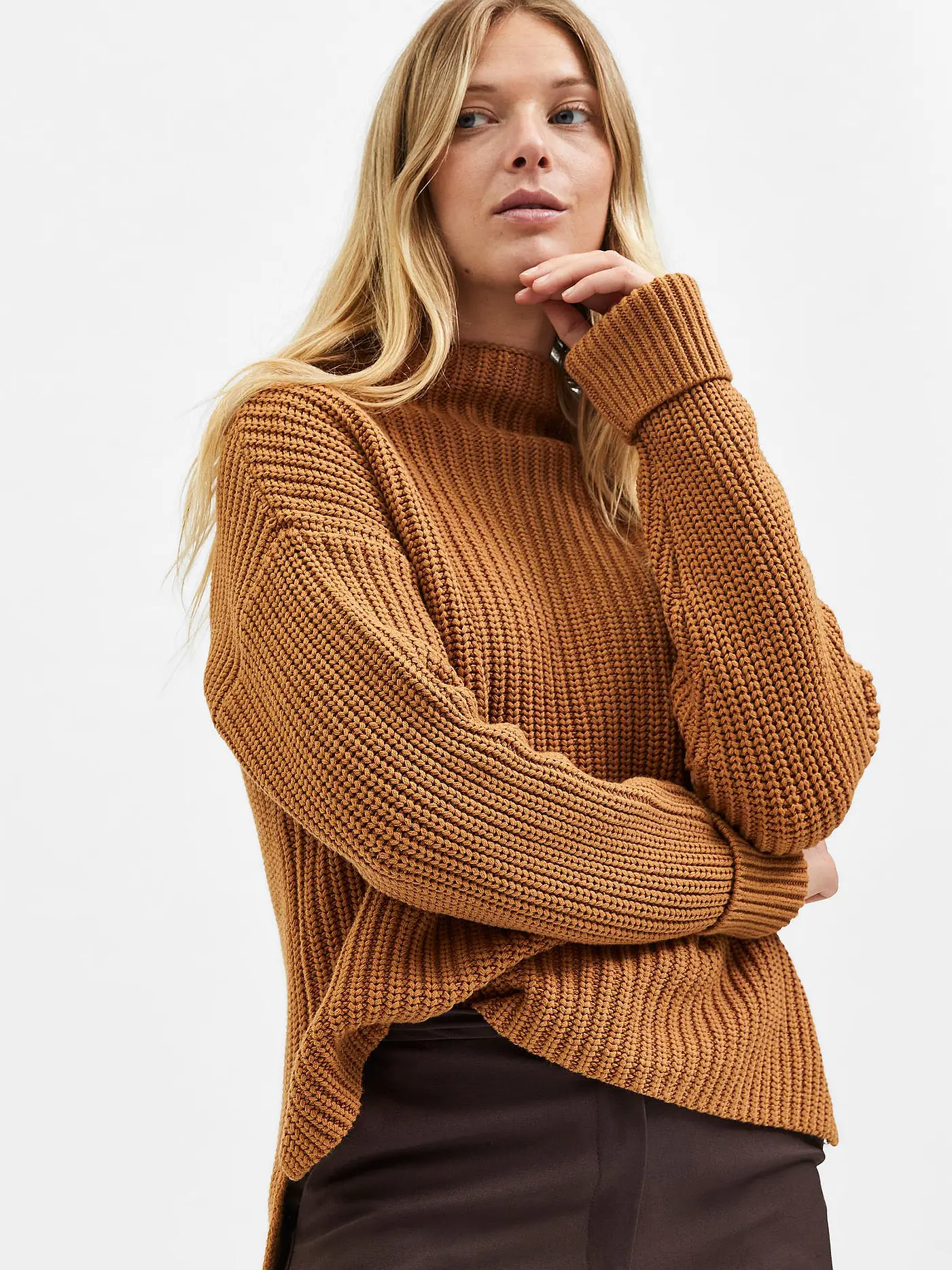 SELECTED FEMME | Pullover SLFSELMA  | braun