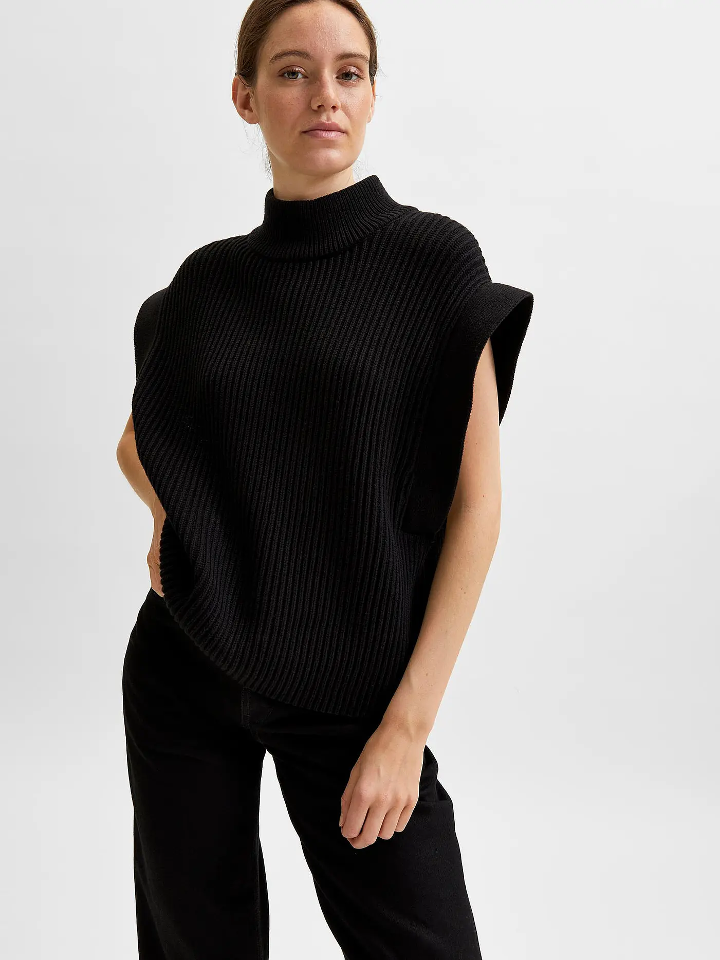 SELECTED FEMME | Rollkragenpuller SLFFRAY  | schwarz