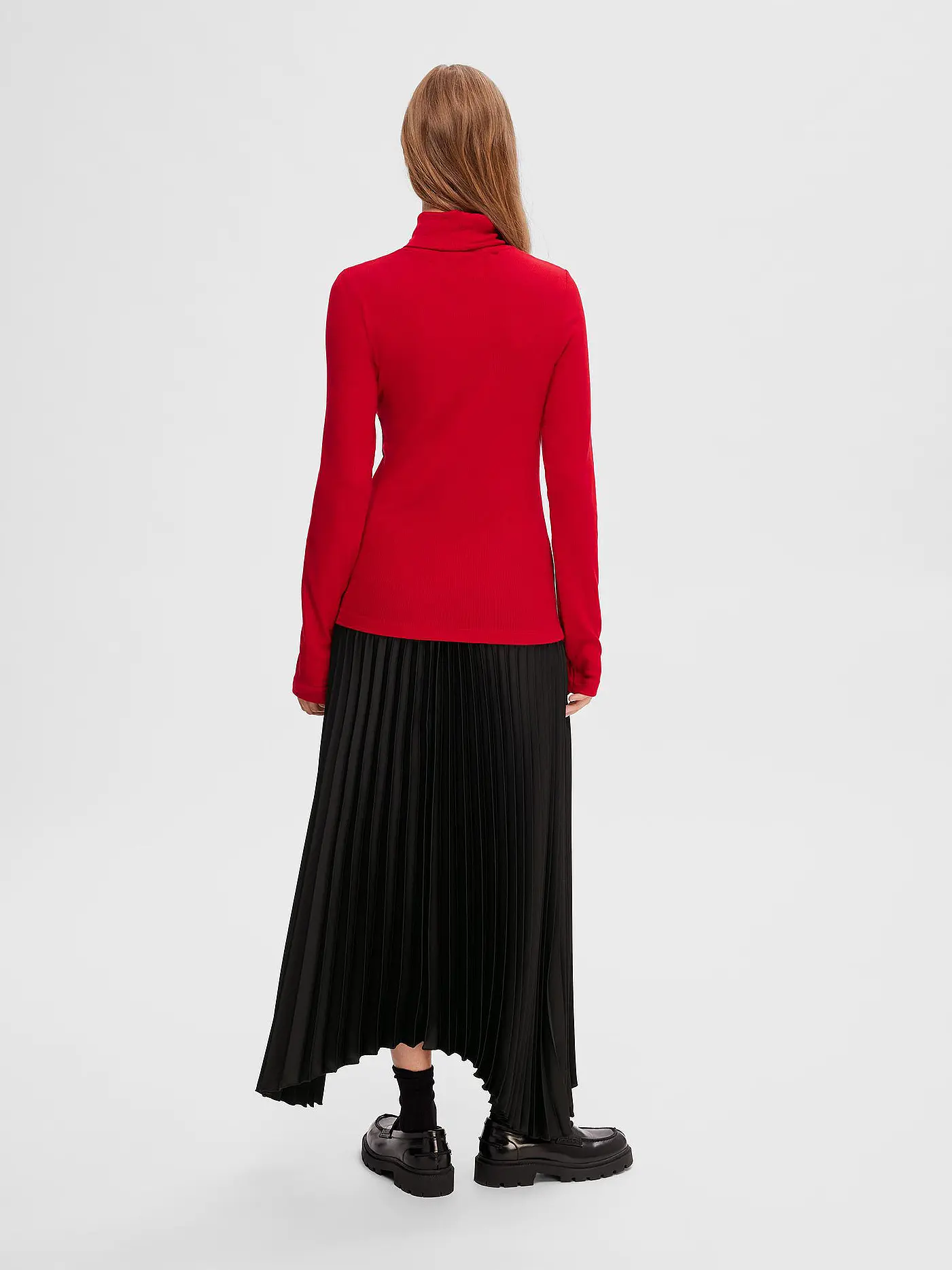 SELECTED FEMME | Rollkragenpullover  SLFWINONA | rot