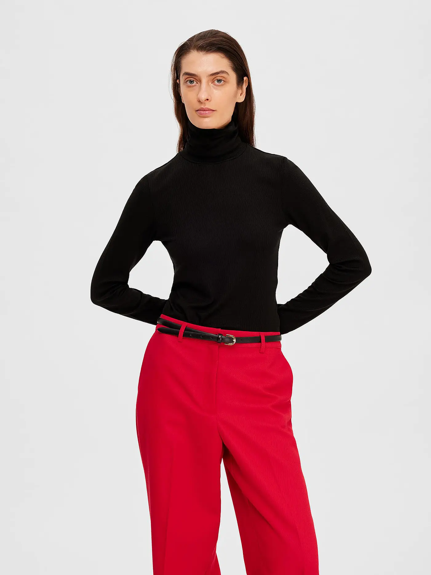 SELECTED FEMME | Rollkragenpullover  SLFWINONA | schwarz
