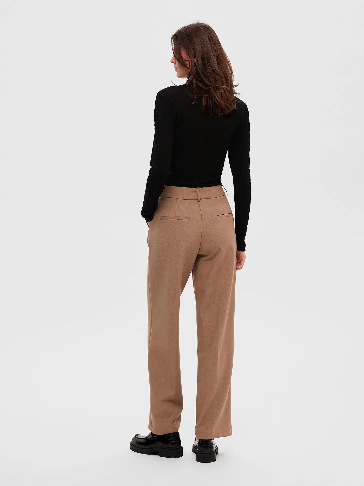 SELECTED FEMME | Stehkragenshirt SLFGINNY | schwarz
