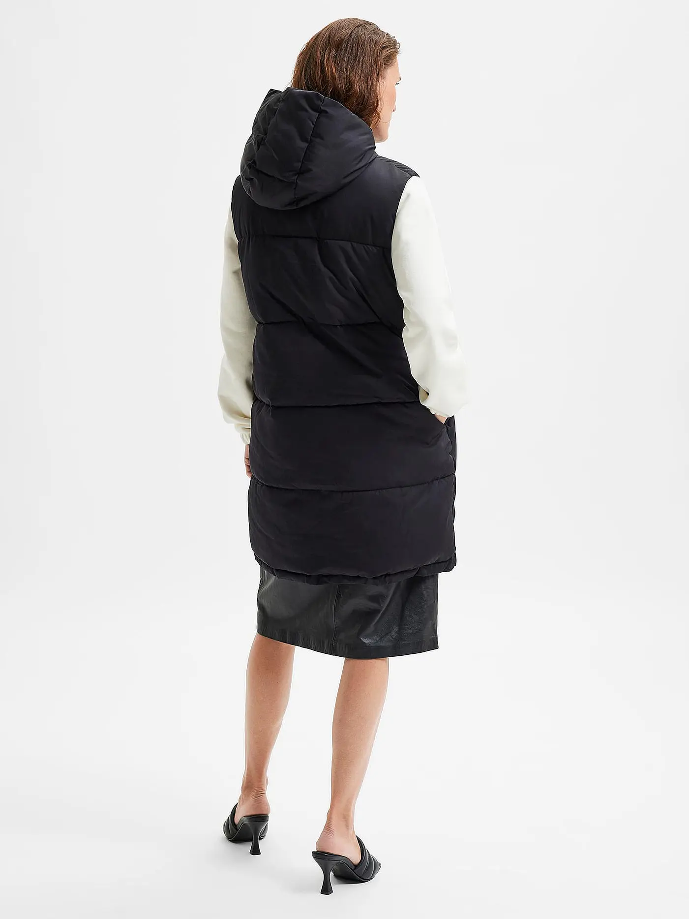 SELECTED FEMME | Steppgilet SLFELLA  | schwarz