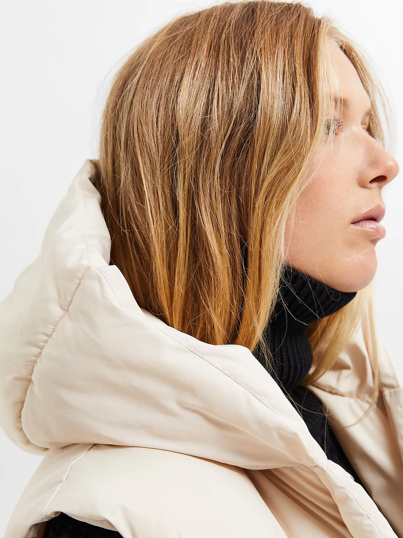 SELECTED FEMME | Steppgilet SLFELLA  | creme