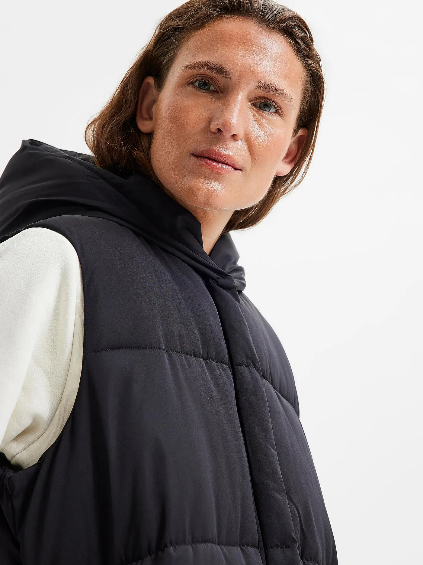 SELECTED FEMME | Steppgilet SLFELLA  | schwarz