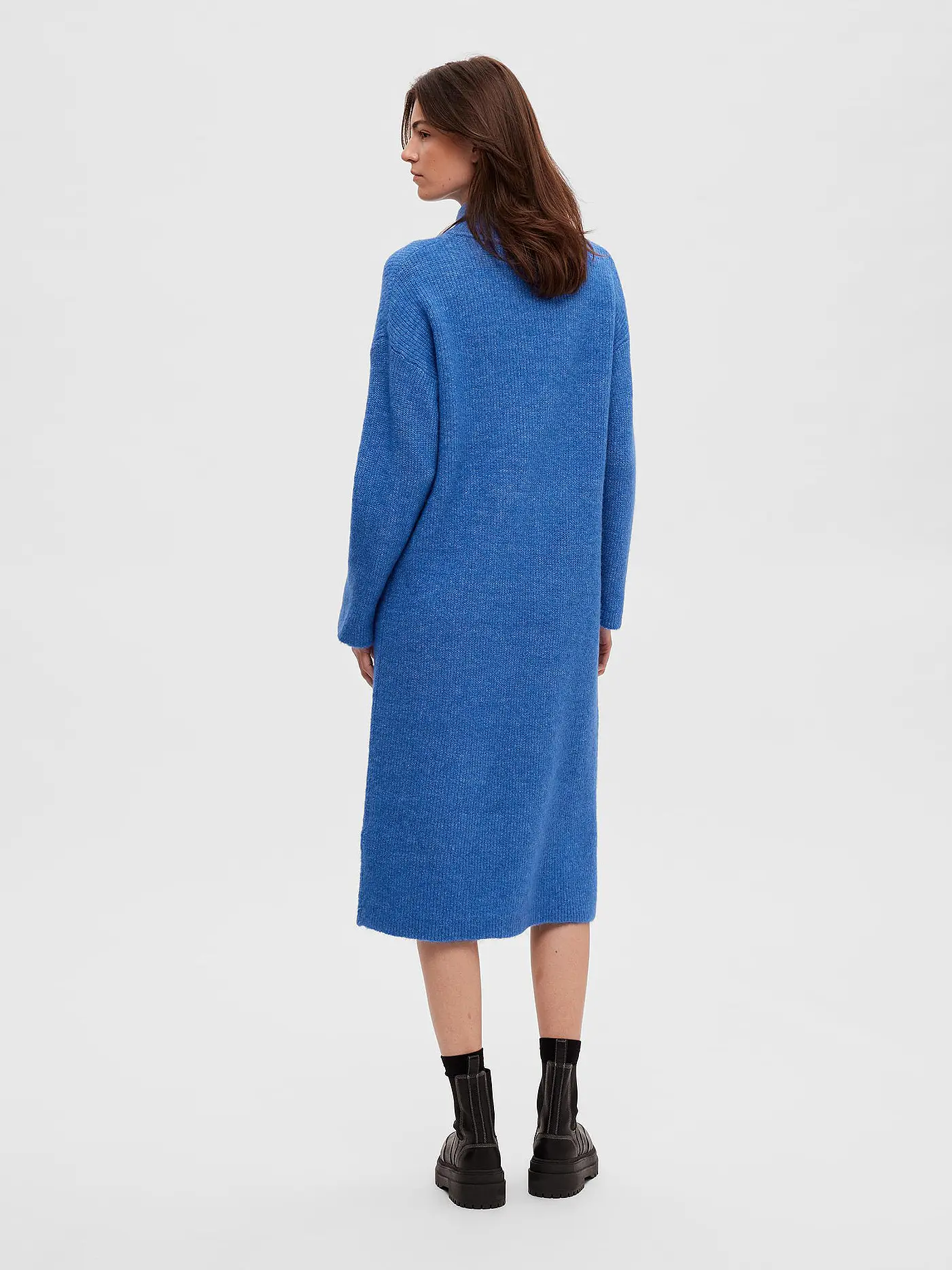 SELECTED FEMME | Strickkleid SLFMALINE | blau