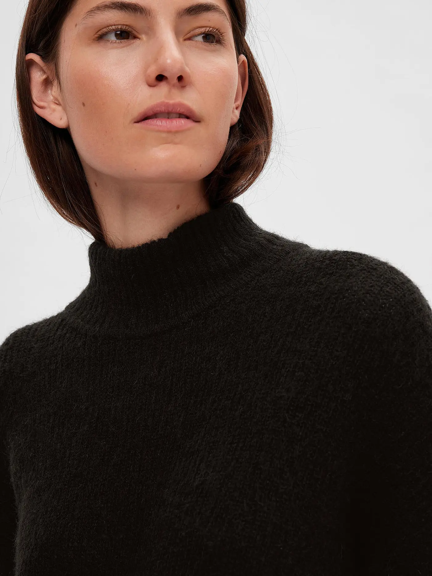 SELECTED FEMME | Strickkleid SLFMALINE | schwarz