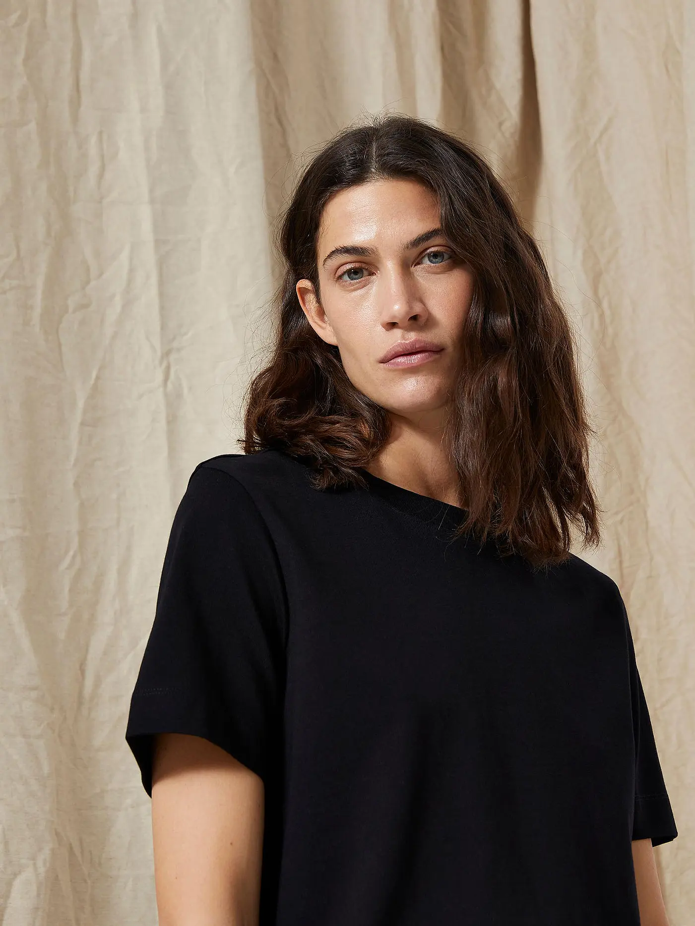 SELECTED FEMME | T-Shirt Boxy Fit SLFESSENTIAL | schwarz