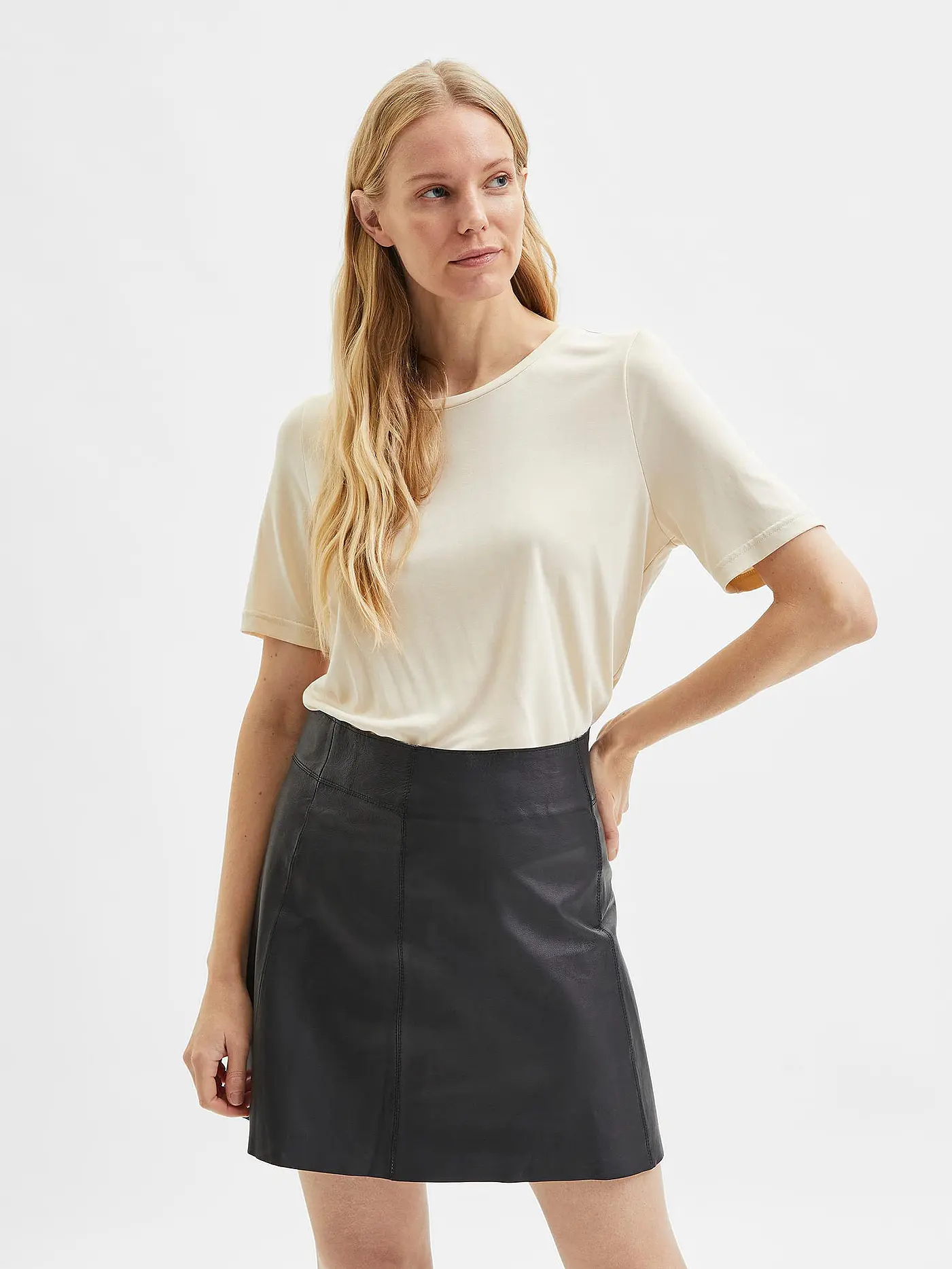 SELECTED FEMME | T-Shirt SLFSTELLA | beige
