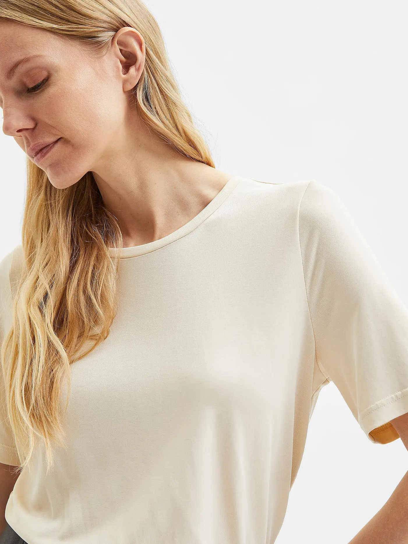 SELECTED FEMME | T-Shirt SLFSTELLA | beige
