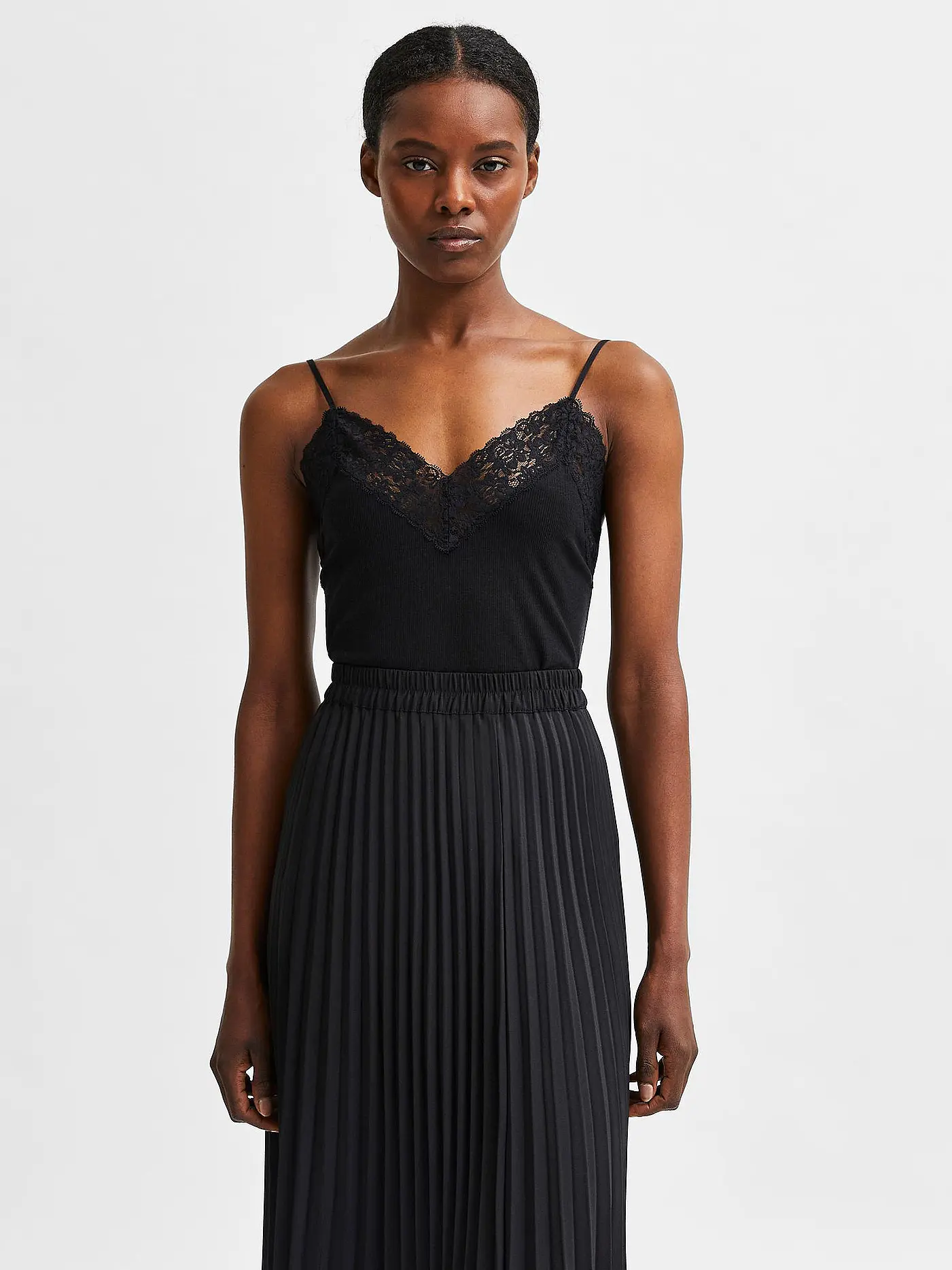 SELECTED FEMME | Top - Camisole SLFMANDY  | schwarz